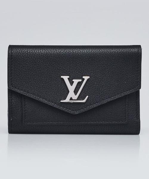 LV MyLockMe Compact Wallet in Noir - Stylish & Secure Card Holder for Everyday Use, Travel, and Gifting