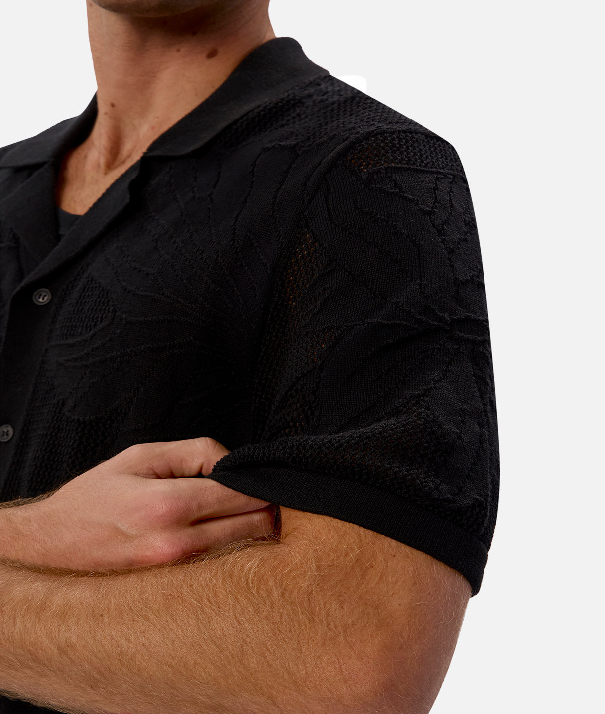 Alejandro Short Sleeve Shirt for Men - Premium Black Cotton Casual Button Down Shirt | Perfect for Summer Outfits, Office Wear & Casual Dates
