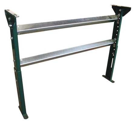 Adjustable Conveyor H-Stand (31 to 43 Inches) - Heavy Duty 27BF Capacity for Warehouse, Factory & Production Line Use