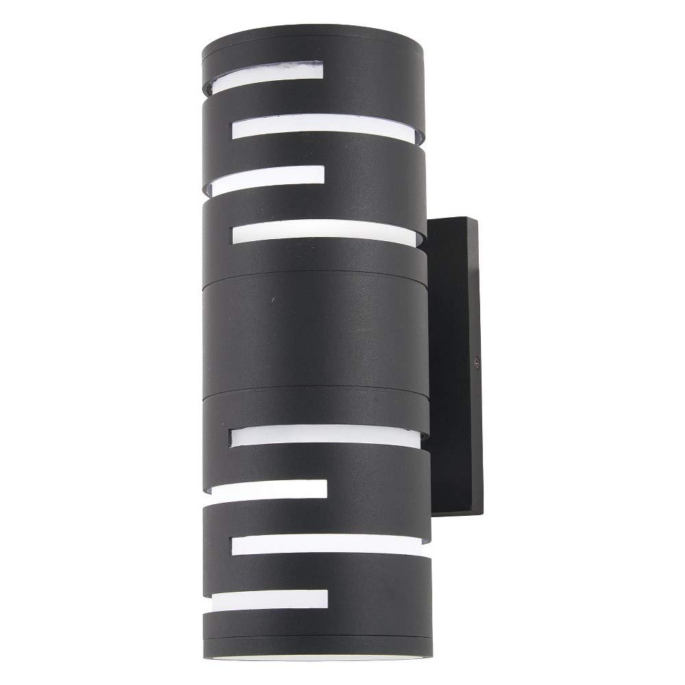 George Kovacs P1762-066-L Groovin LED Wall Sconce - 6W Energy Efficient Black Modern Light Fixture for Bedroom, Hallway & Living Room Lighting