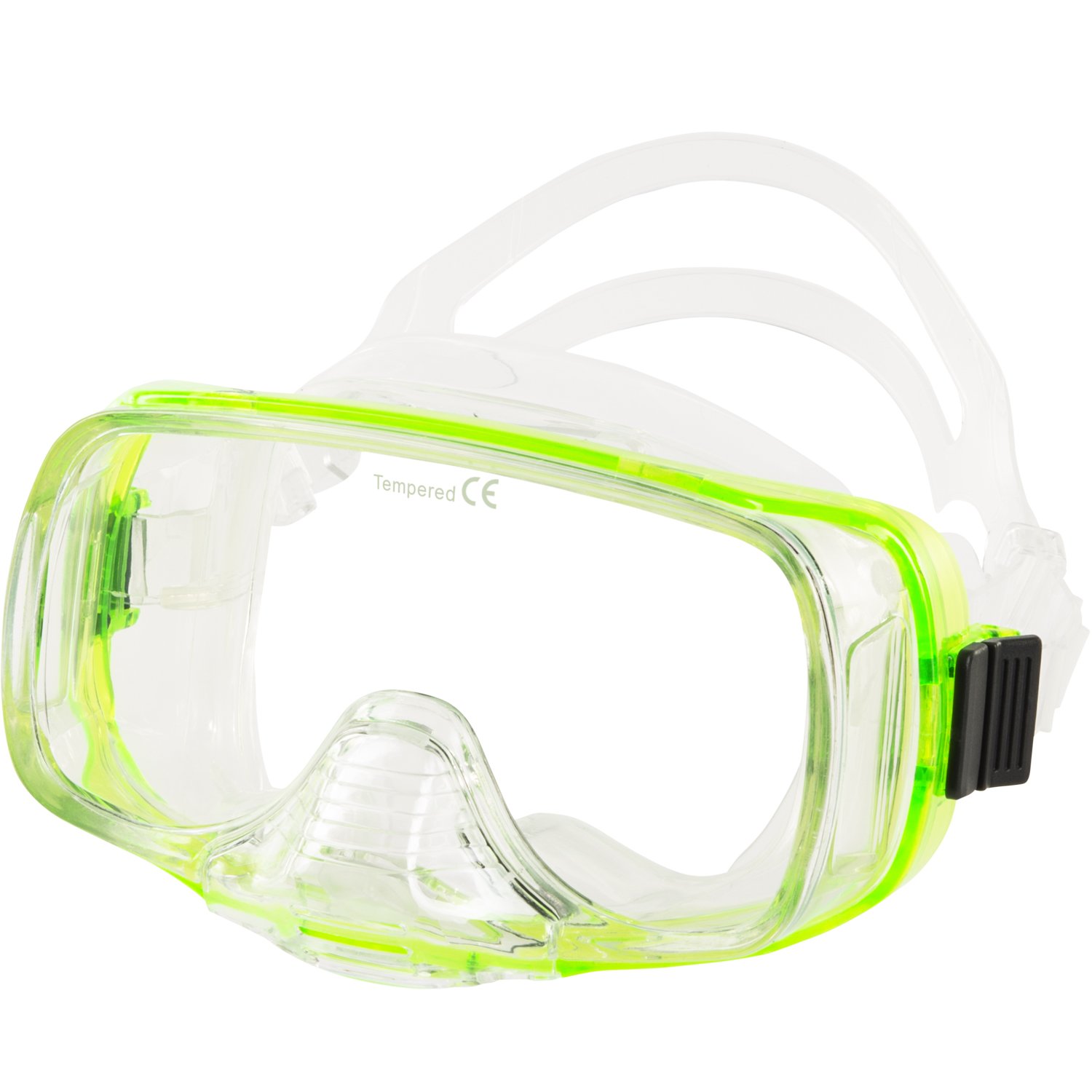 IST Imperial Panoramic View Hands-Free Clear Face Mask - Comfortable & Anti-Fog for Cycling, Running, Workouts & Outdoor Activities
