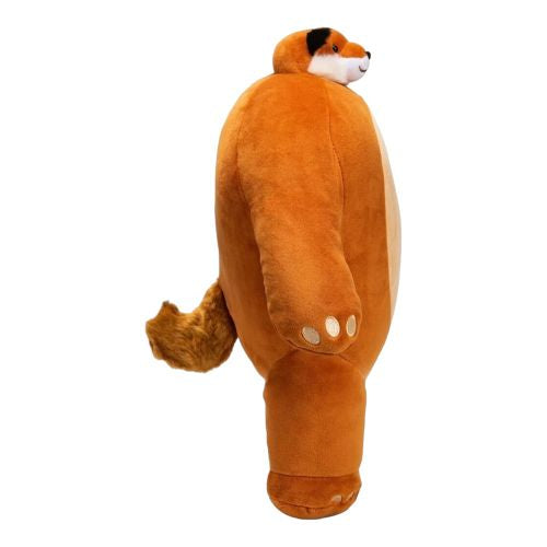 Bagstock Tiny Headed Plush Fox 15 Inch - Vibrant Orange Stuffed Animal Toy for Kids, Nursery Decor, Birthday Gifts & Cute Home Decoration