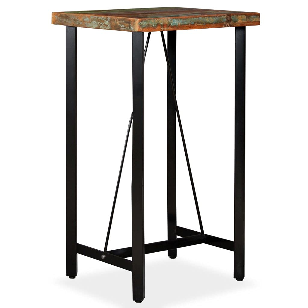 Solid Reclaimed Wood Bar Table 23.6