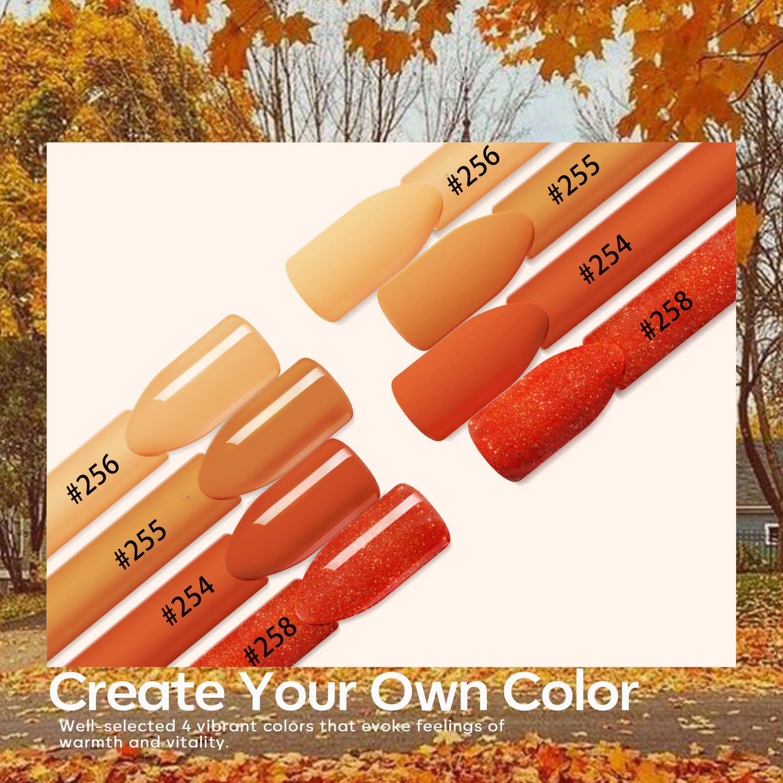 Modelones Acrylic Nail Kit - Halloween & Fall Collection with Acrylic Powder, Monomer Liquid, Rhinestone Glue, Nail Primer, Top Coat & Brush for DIY Nail Extensions - Perfect for Halloween Nails, Fall Manicures & Salon Quality Nail Art at Home