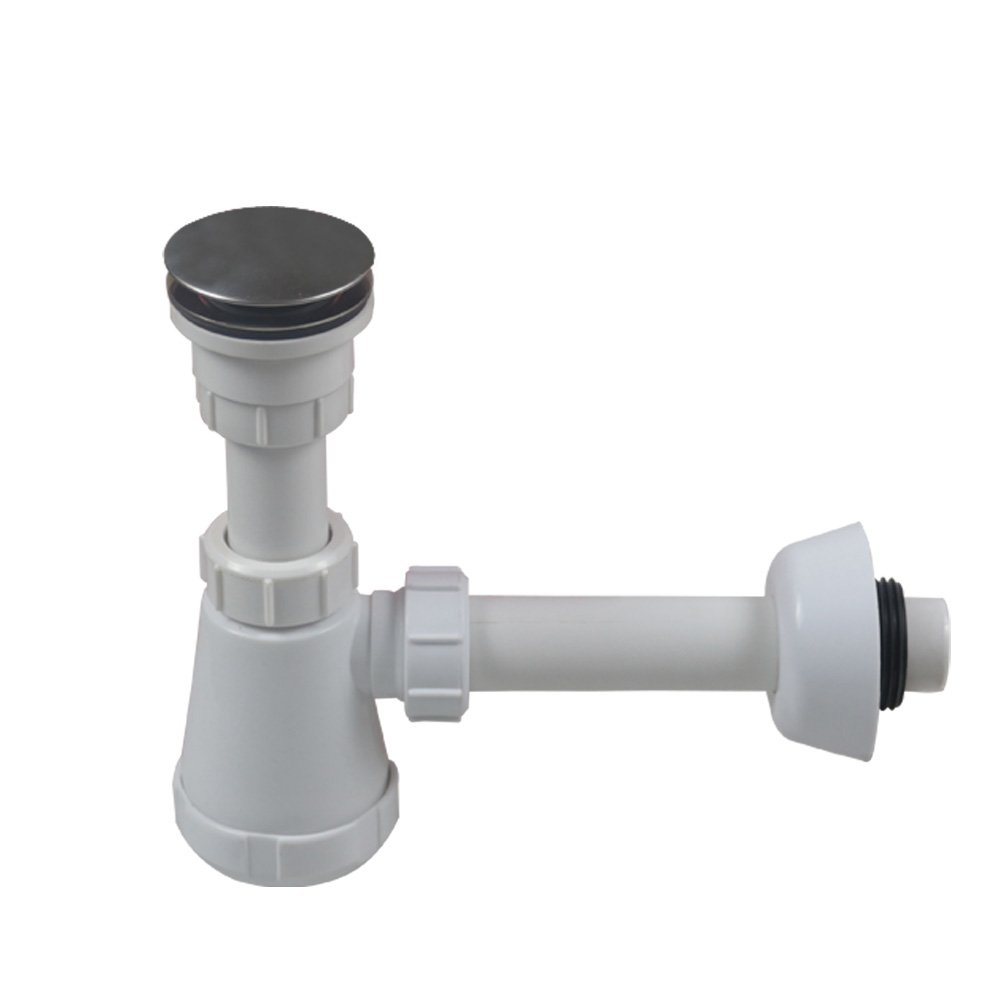 **Talea Basin Strainer Pipe with Pop-Up Click Clack Waste - Durable Bathroom Sink Drain for Easy Cleaning & Maintenance**    *(Use Case: Perfect for modern bathrooms, kitchen sinks, and laundry rooms to prevent clogging and ensure smooth drainage.)*