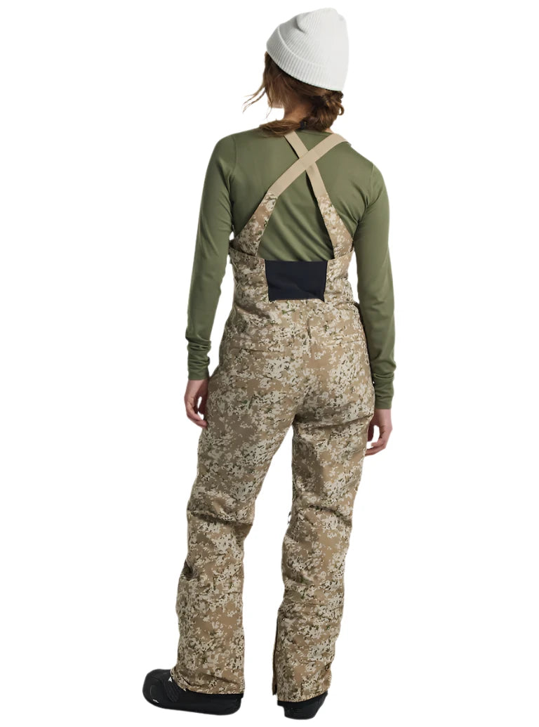 Burton Women's Reserve 2L Stretch Waterproof Snow Bib Pants 2025 - Insulated Winter Ski Snowboard Pants for Women - Perfect for Skiing, Snowboarding & Cold Weather Outdoor Activities