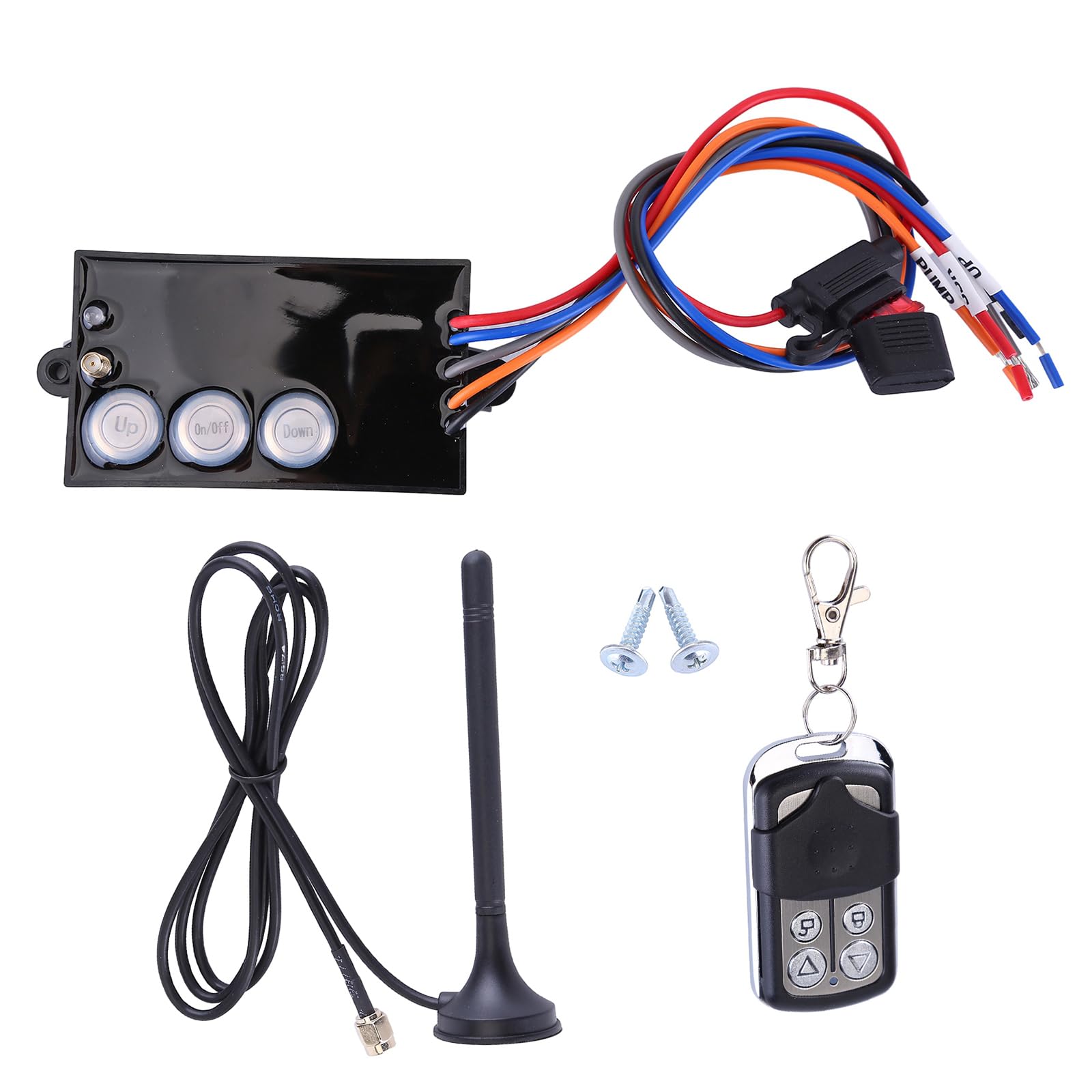 G3-H01 12V Wireless Remote Control Kit for Dump Trailers & Hydraulic Winches - Waterproof Winch Remote with Long Range - Perfect for Towing, Construction & Off-Road Applications