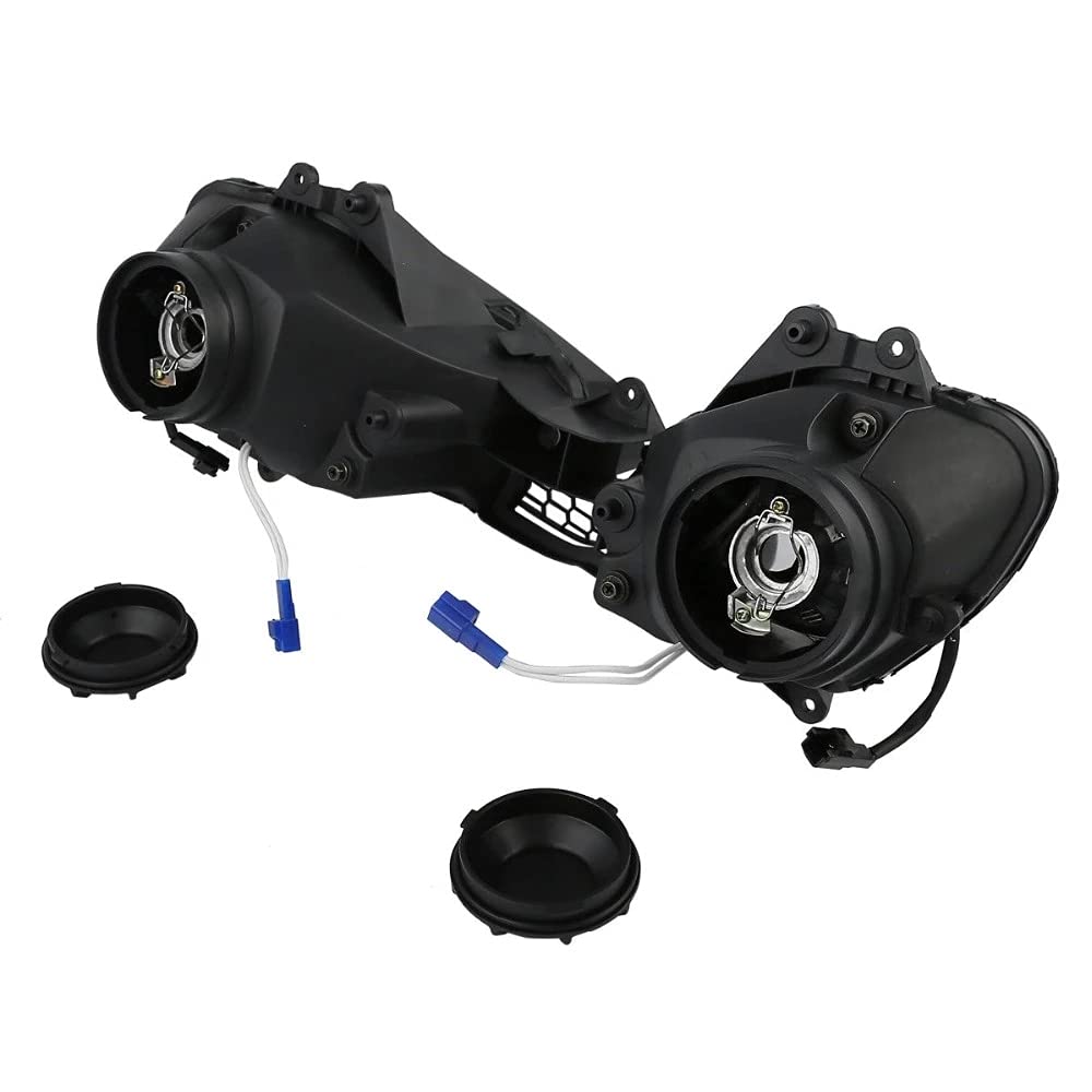 Yamaha YZF600 R6 Motorcycle Headlight Assembly 2003-2005 - ABS Front Headlamp with Clear Lens for YZF-R6 Motorbike | Perfect for Night Riding & Off-Road Adventures