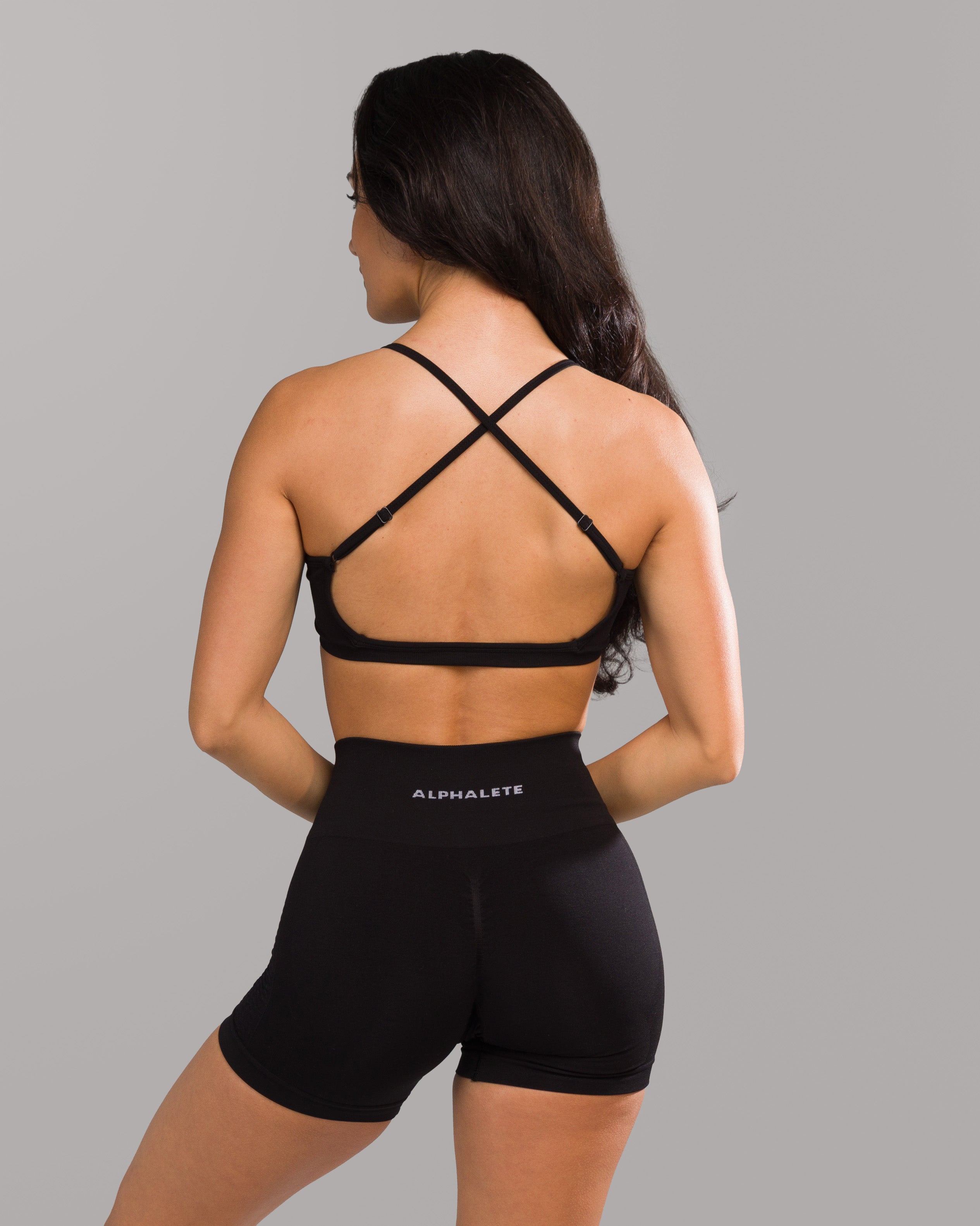 Amplify Open Back Bra - Sexy Lace Bralette for Women, Comfortable & Supportive, Black - Perfect for Date Nights & Special Occasions