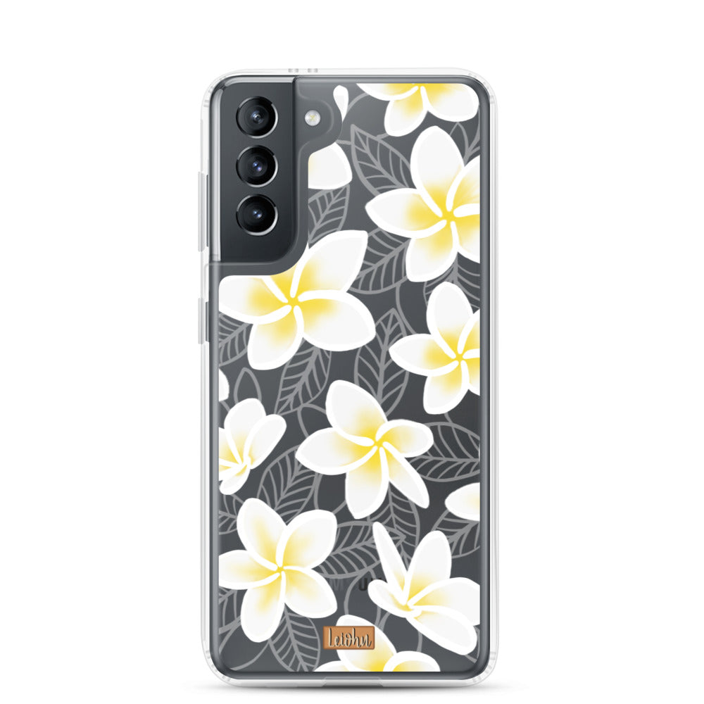 Pua Melia Clear Phone Case for Samsung Galaxy - Slim Protective Cover with Scratch Resistance | Perfect for Everyday Use, Travel & Work