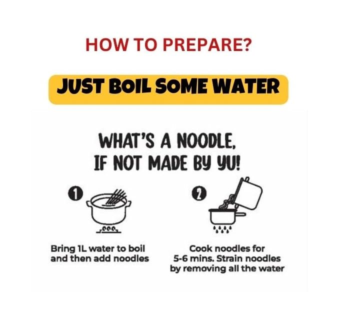 Yu Foodlabs Whole Wheat Noodles - 100% Atta & No Maida - Healthy Digestible Pasta - Preservative-Free Natural Ingredients - Ready in 5 Minutes - 900g (6 x 150g) - Perfect for Quick Meals, Healthy Diets & Busy Lifestyles