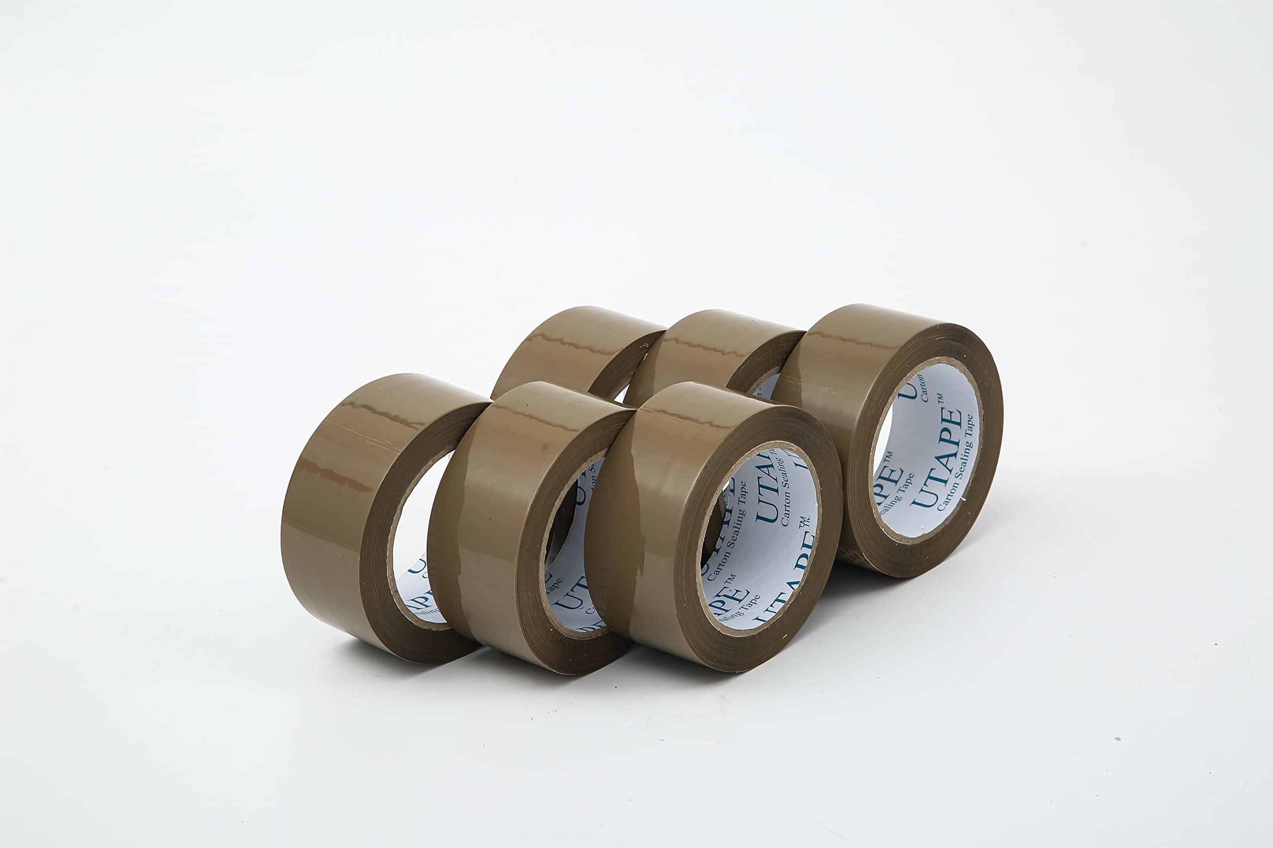 6 Rolls Heavy Duty Brown Packing Tape for Shipping - 2