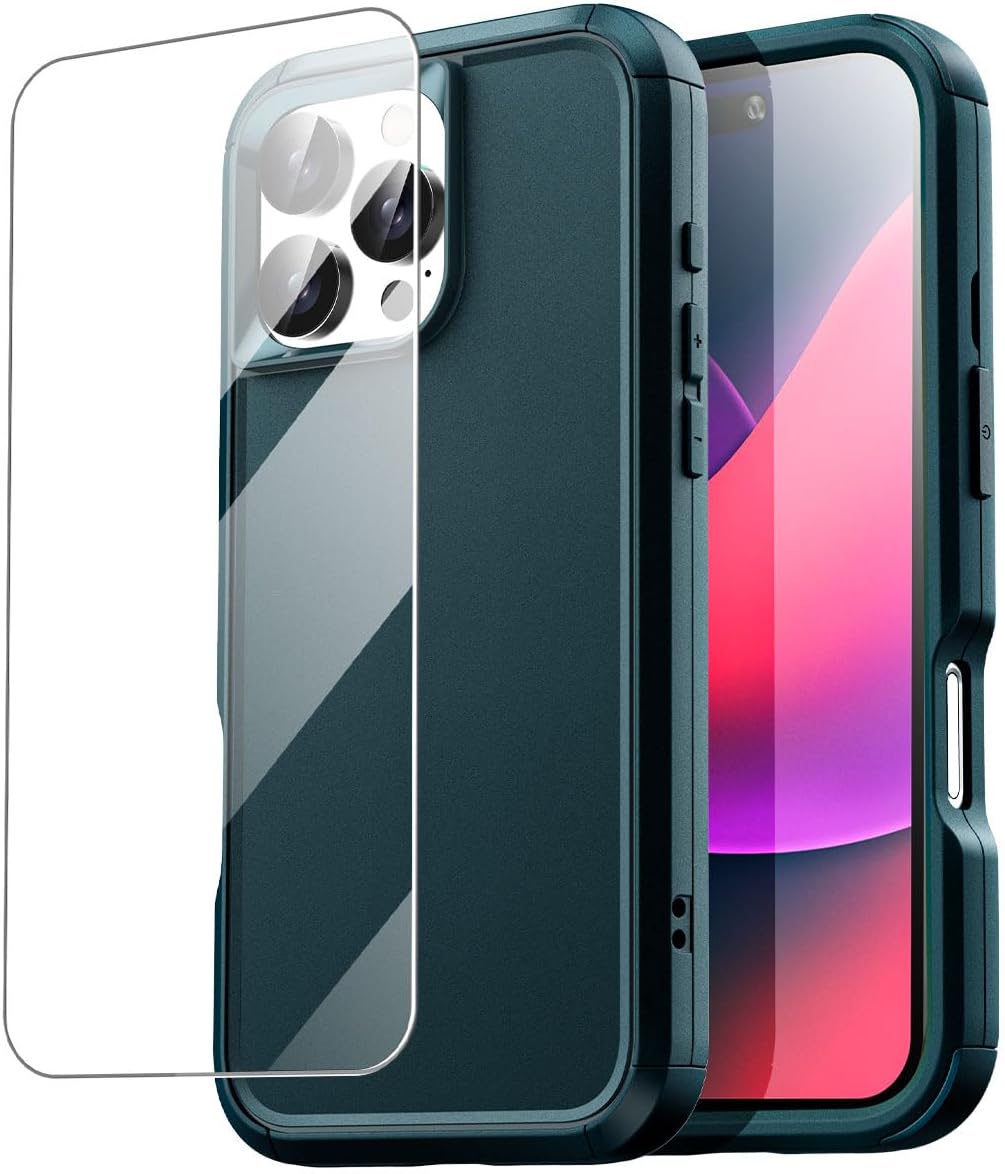 iPhone 16 Pro Case (6.3 Inch) - Magnetic Heavy Duty Drop Protection, Full Body Military Grade Shockproof Cover - Perfect for Outdoor Adventures & Daily Use
