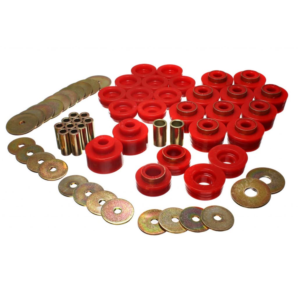 Energy Suspension Body Mount Set for 1980-1986 Pontiac Bonneville - 3.4141R | Durable Rubber Bushings for Smooth Ride & Improved Handling | Perfect for Classic Car Restoration & Performance Upgrades