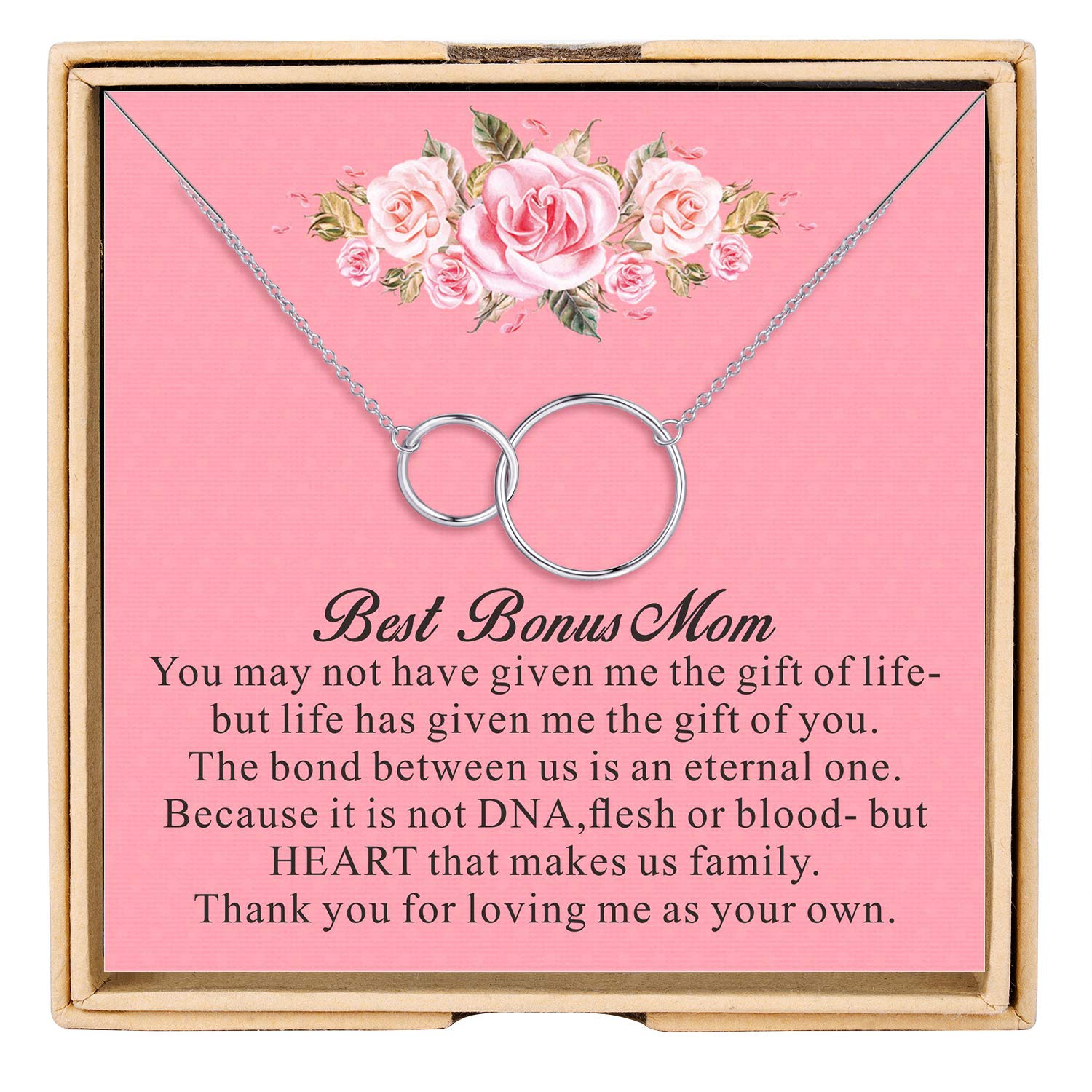 Charmire 925 Sterling Silver Necklace for Women - Elegant Gift for Mom, Grandma, Granddaughter, Mother-in-Law, Girlfriend, Aunt - Perfect for Mother's Day, Birthday, Anniversary, Wedding, or Special Occasions