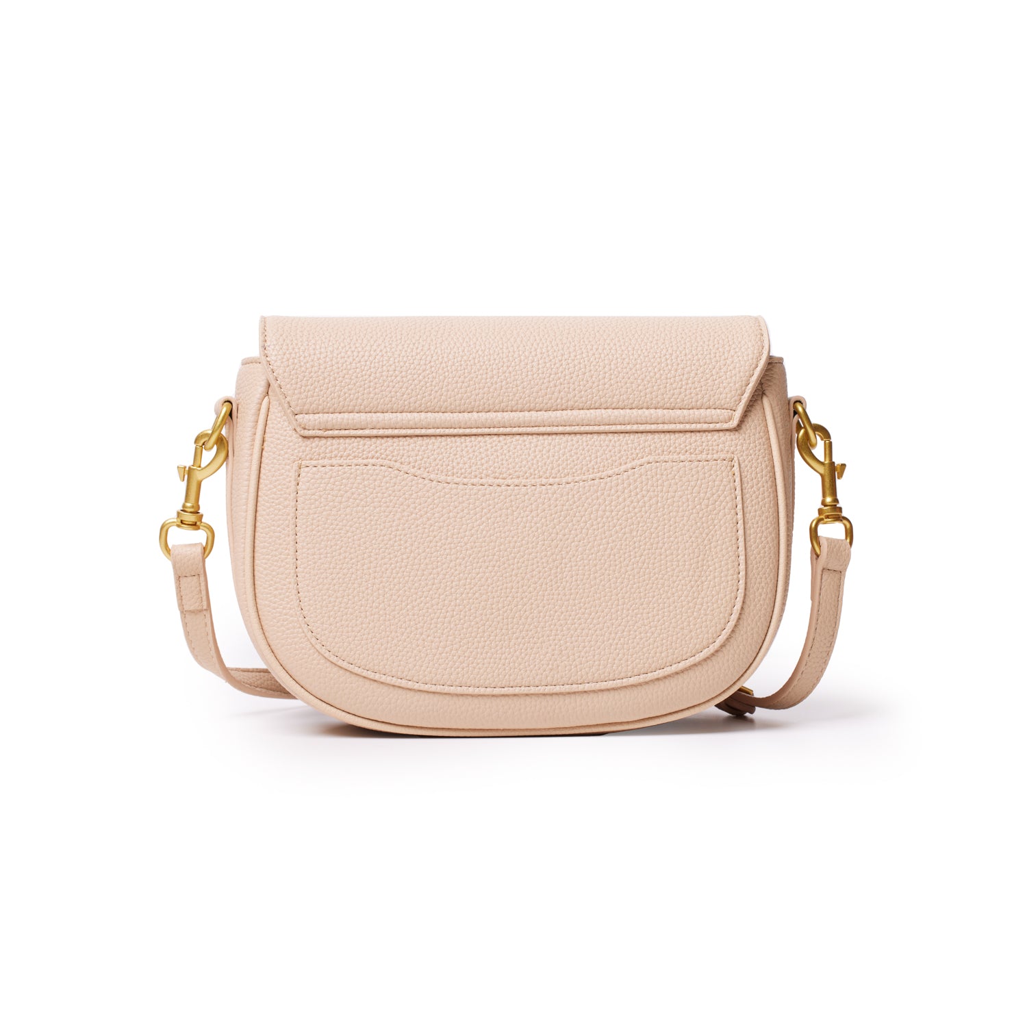 MEDIUM PEBBLE SHOULDER BAG in Nude - Stylish Crossbody Purse for Women, Perfect for Work, Travel & Everyday Use