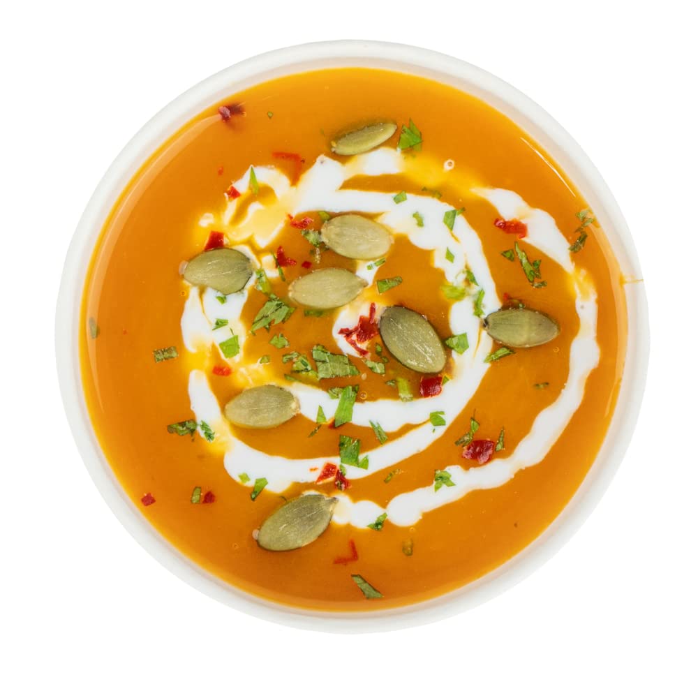 Restaurantware Bio Tek 12oz Disposable Soup Cups - 200 Pack Microwave Safe Paper Containers with Vented Lids (Sold Separately) for Hot & Cold Foods - White To-Go Soup Bowls Perfect for Desserts, Treats, Takeout, Catering & Restaurant Use