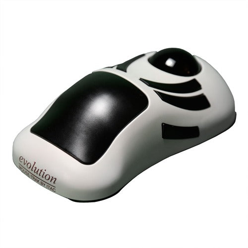 ITAC Evolution Ergonomic USB Wired Trackball Mouse with Scroll Wheel - Perfect for Graphic Design, CAD Work & Office Use