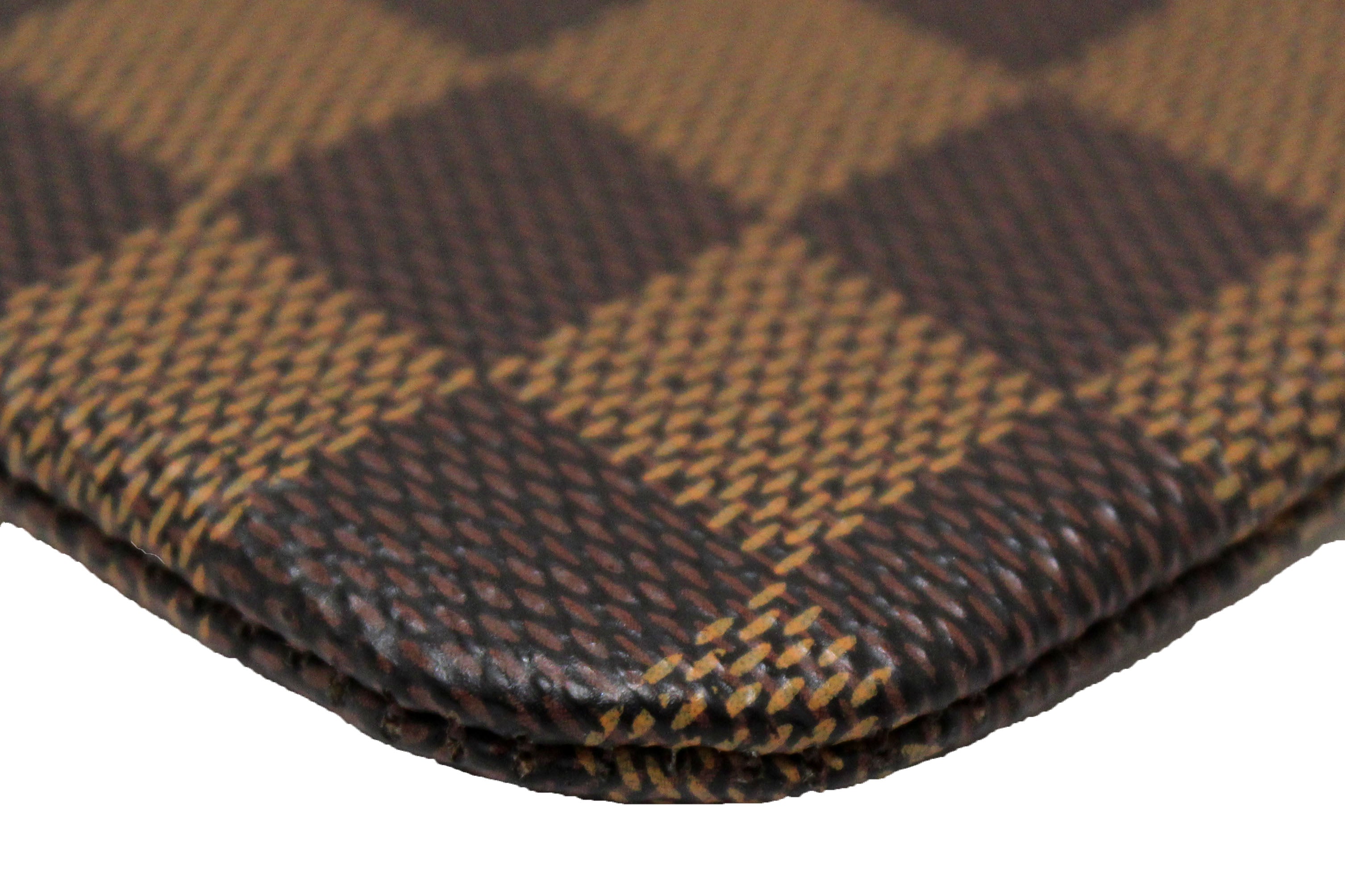 Authentic Louis Vuitton Damier Ebene Canvas Key Pouch - Compact Wallet for Keys & Cards - Perfect for Travel, Everyday Use & Gift Giving