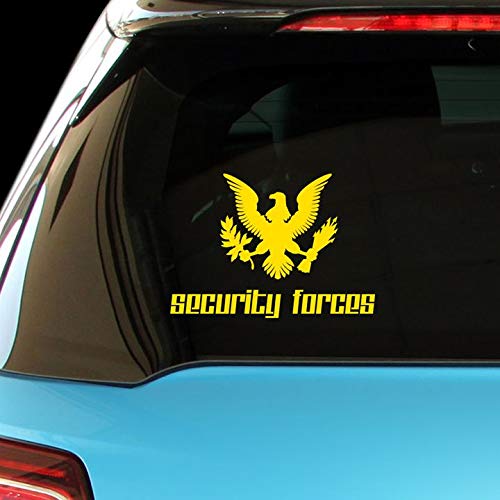 Security Forces Police Cop Car Laptop Wall Sticker Decal - Durable Vinyl Decal for Laptops, Cars, Walls - Perfect for Law Enforcement Enthusiasts & Office Decor
