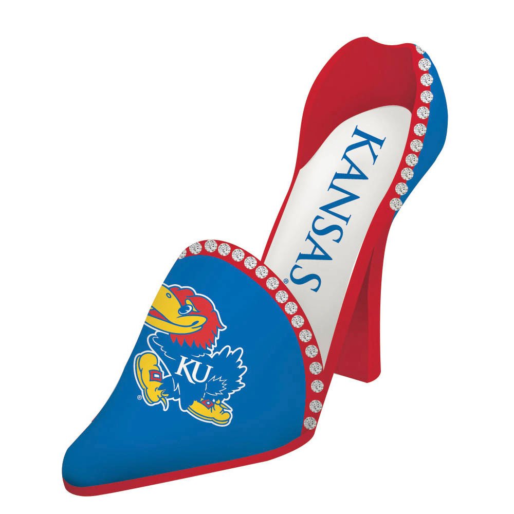Kansas Jayhawks Wine Shoe Bottle Holder - Team Sports America - Perfect for Tailgating, Parties & Home Decor