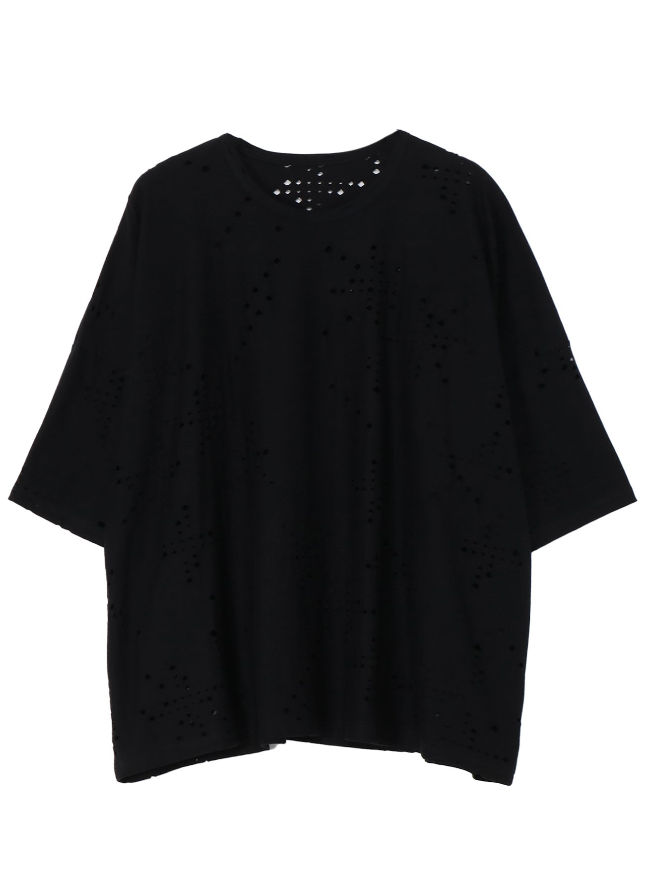 Breathable Cotton Jersey T-Shirt with Unique Hole Design - Perfect for Casual Wear, Summer Outfits, and Street Style Fashion