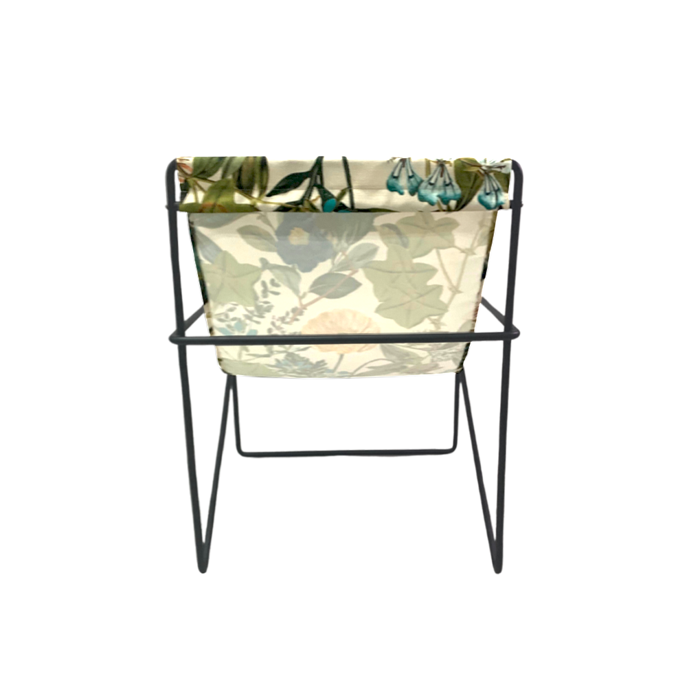 Stylish Coastal Designer Lounge Chair in Premium Denim - Perfect for Beach Houses, Patios, and Modern Living Rooms
