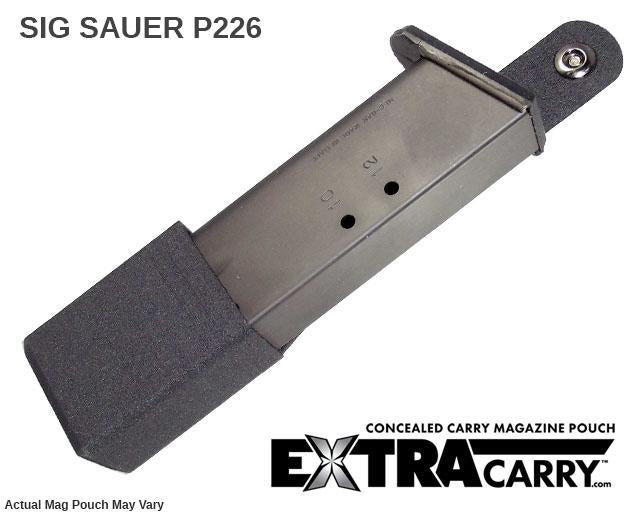 Sig Sauer P226 9mm 13 Round Magazine Pouch - Tactical Holster for Concealed Carry & Range Shooting Accessories
