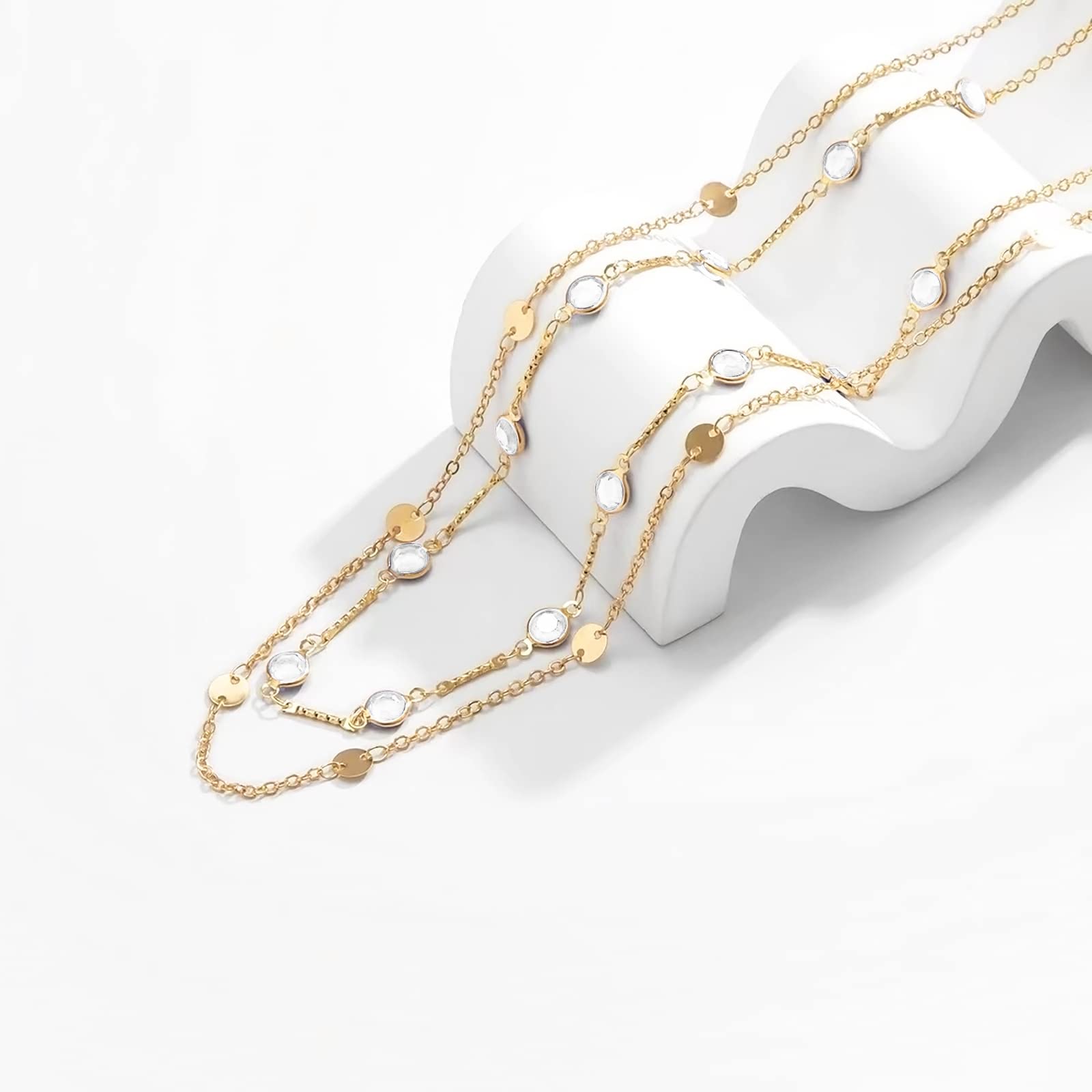 Layered Silver Belly Chain Jewelry for Women - Sexy Waist Body Chain for Bikini, Beach, Rave & Party | Elegant Body Accessory for Girls & Women | Perfect for Summer Vacations, Pool Parties & Festivals