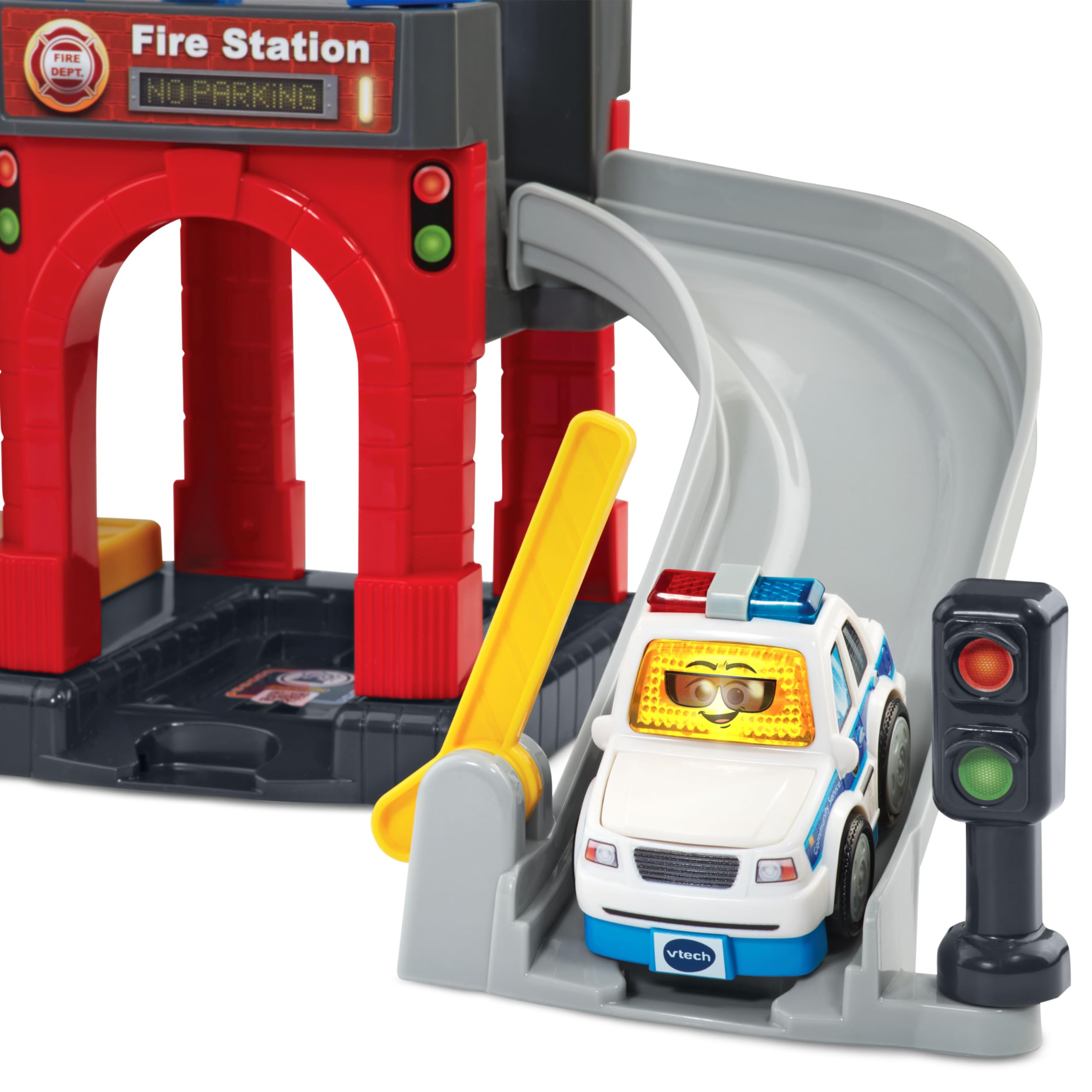 VTech Go! Go! Smart Wheels Save The Day Response Center Playset - Interactive Learning Toy for Kids Ages 1-5 Years - Educational Rescue Vehicle Playset with Lights & Sounds - Perfect for Pretend Play & Early Childhood Development