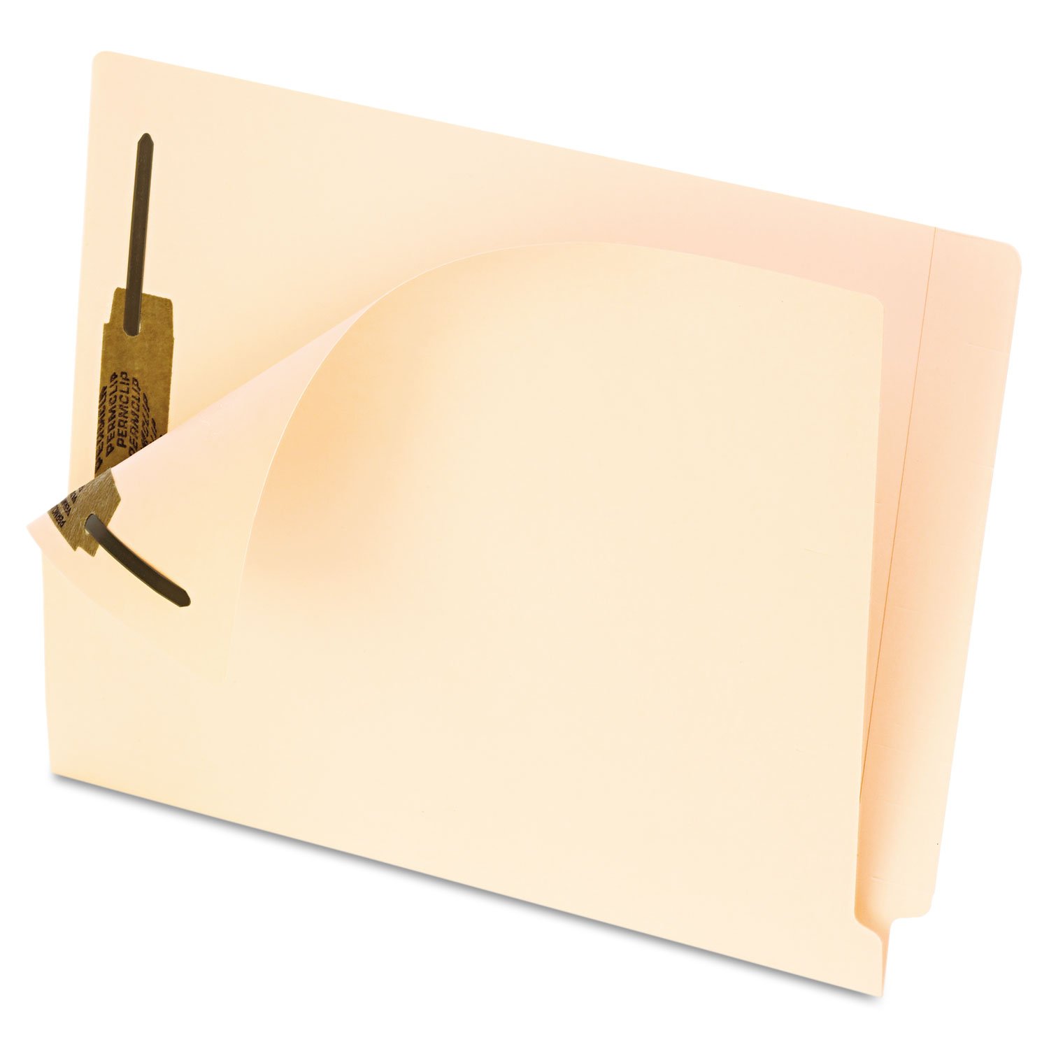 SmartShield End Tab 2-Fastener Folders - Letter Size File Folders with Reinforced Tabs for Office, School & Home Organization (Pack of 25)