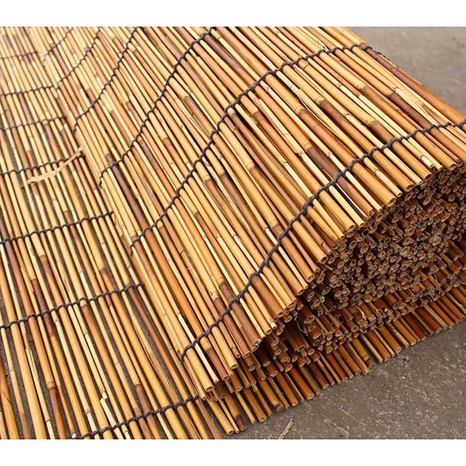 Bamboo Reed Fence Roll - 2/3/4 Feet High Privacy Screen for Patio, Garden & Balcony | Natural Sun Shade & Windbreak Cover | Outdoor Decorative Fencing Solution (Perfect for Backyard, Deck, and Poolside Privacy)