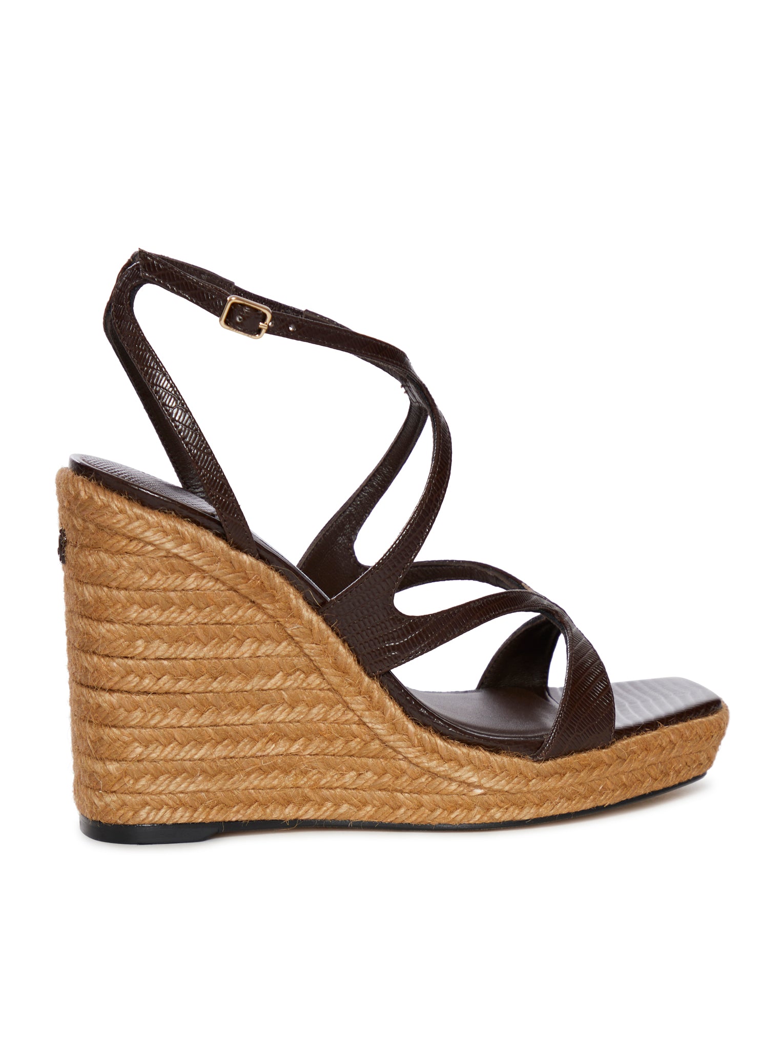 AYLA 110 Women's Fashion Shoes with Lizard Effect Leather Wedge Heel - Stylish Comfort for Work, Party & Everyday Wear