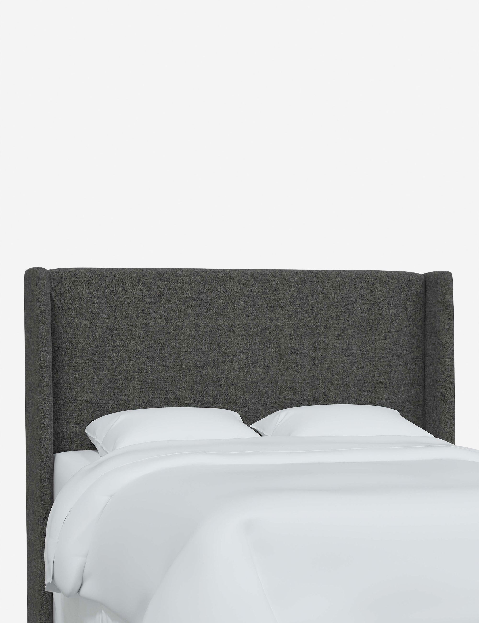 Adara Upholstered Headboard - Queen Size Bed Frame Headboard with Nailhead Trim - Perfect for Master Bedroom, Guest Room & Home Decor