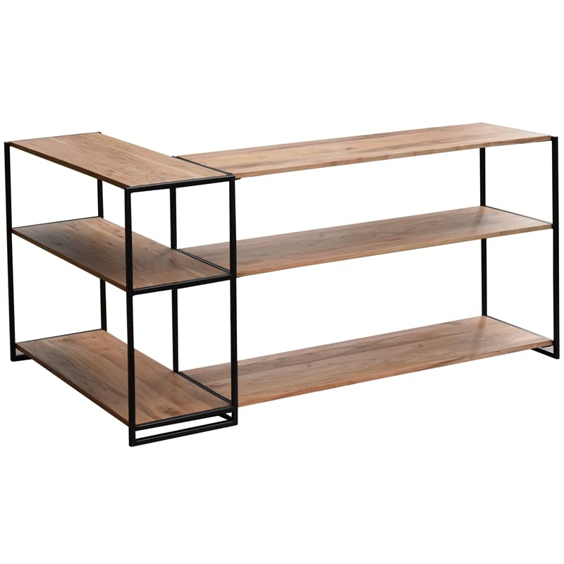 Progressive Furniture Vacation Sofa Console Table - Brown Wooden Sofa Table for Living Room, Entryway & Office | Multi-Functional Storage & Display Furniture