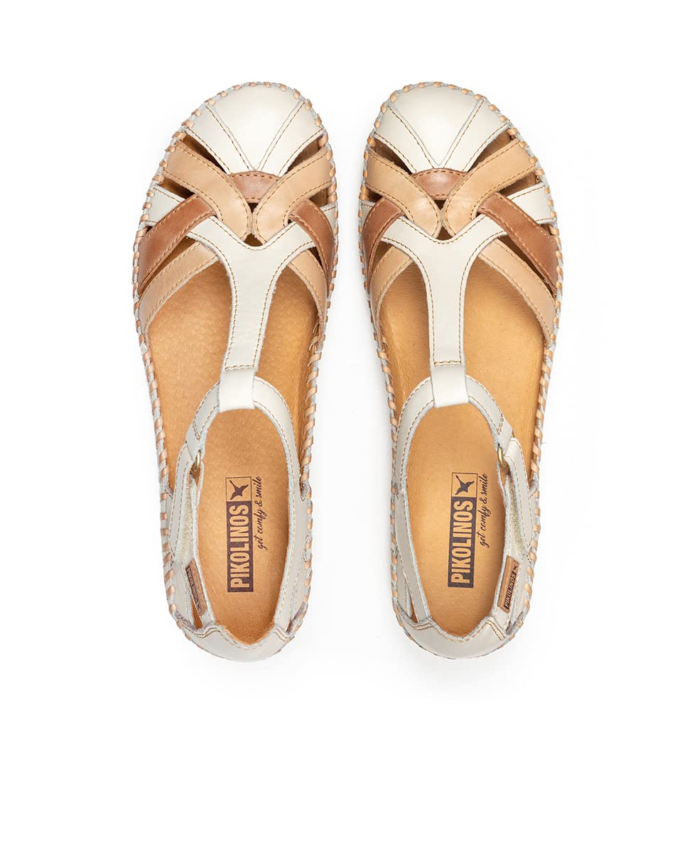 PIKOLINOS Women's Leather Semi-Closed Shoes - Comfortable P. Vallarta Style for Casual Wear & Everyday Use