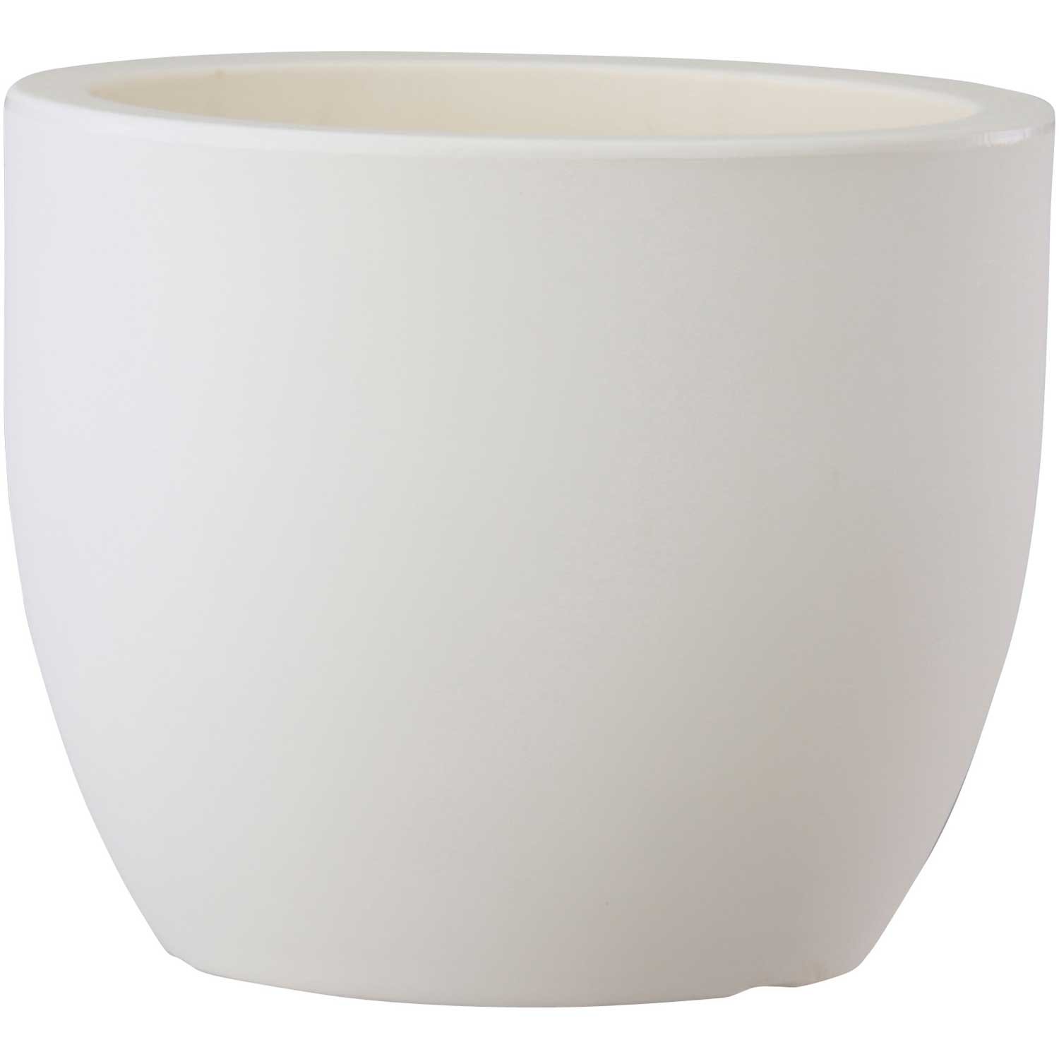 52cm Pot Tondo Veneto - Italian Made Recyclable Ceramic Planter for Indoor & Outdoor Plants | Perfect for Home, Garden, and Patio Decor