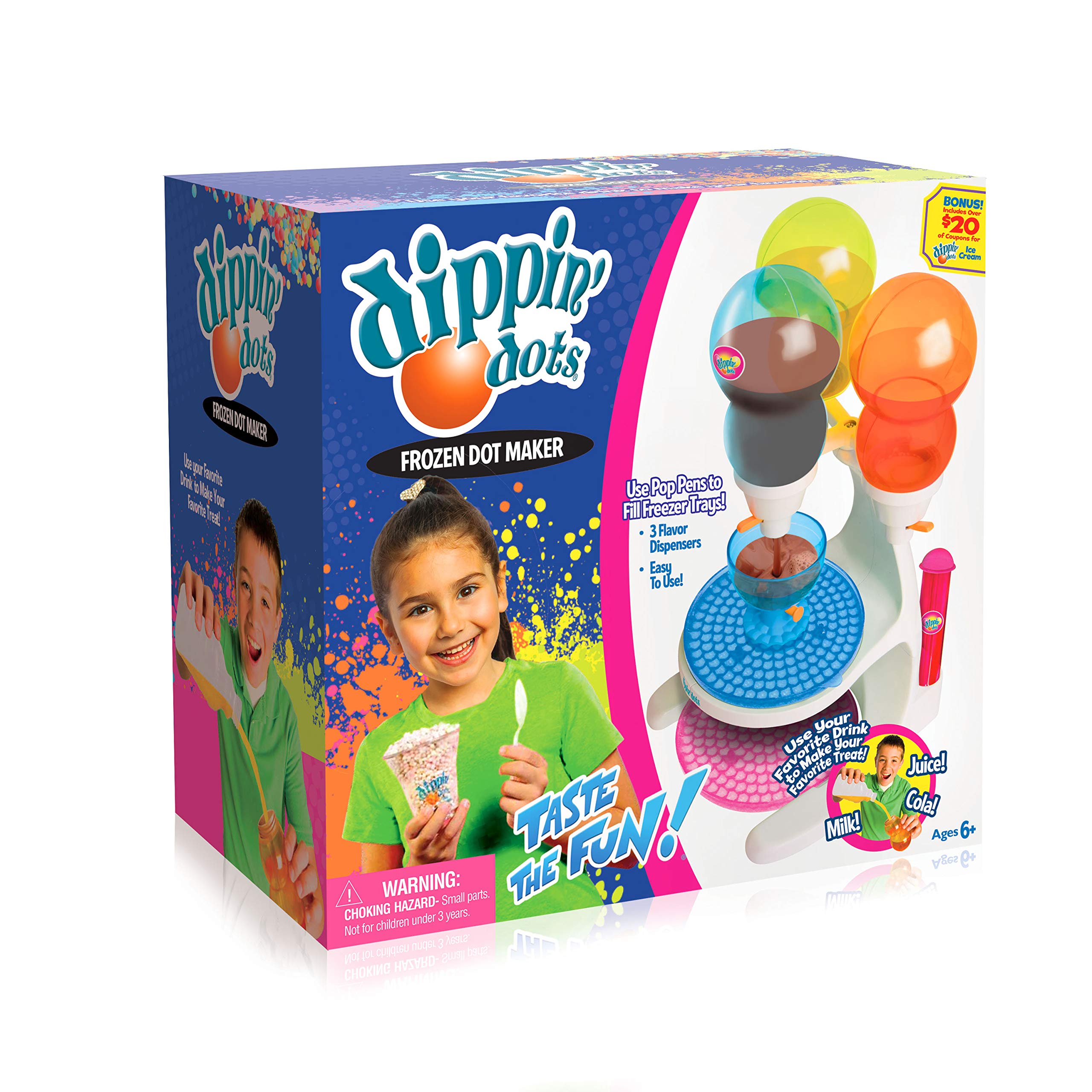 Dippin Dots Ice Cream Maker Machine - Make Frozen Dot Dessert at Home | Perfect for Birthday Parties, Summer Treats & DIY Ice Cream Fun