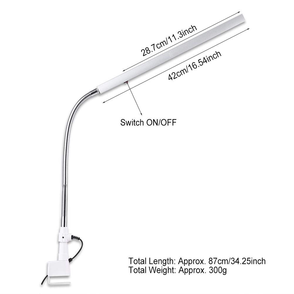 Sonew 18W LED Desk Lamp - Ultra-Slim Eye-Caring Light with 360° Rotatable Metal Arm, 3 Lighting Modes for Reading, Tattoo, Nail Art & Makeup | Perfect for Home Office, Bedroom & Beauty Studio