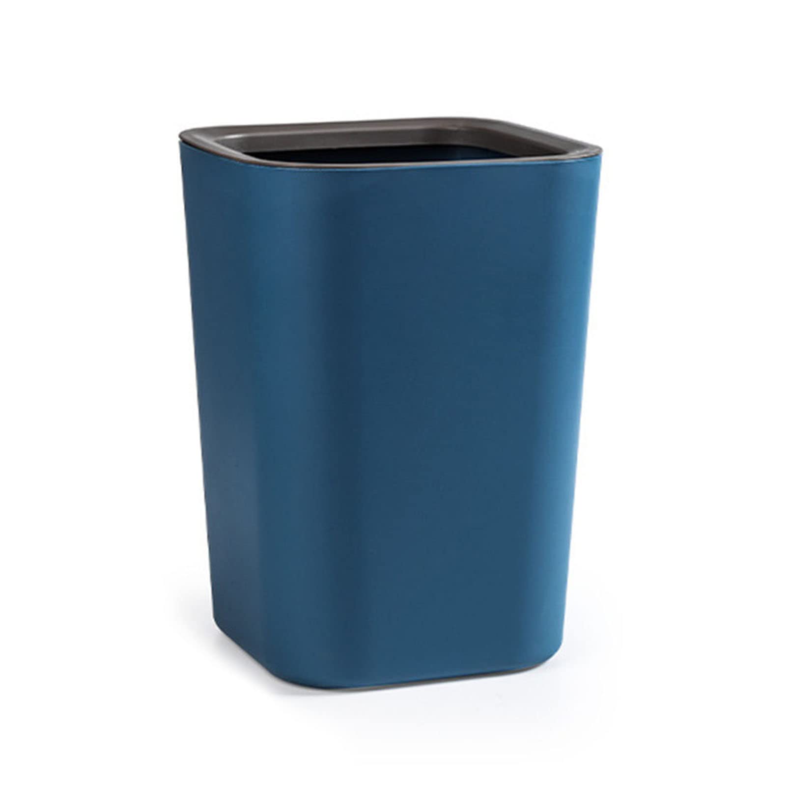 Stainless Steel Trash Can with Lid - 13 Gallon Step-on Garbage Bin for Kitchen, Office, Bathroom & Outdoor Use