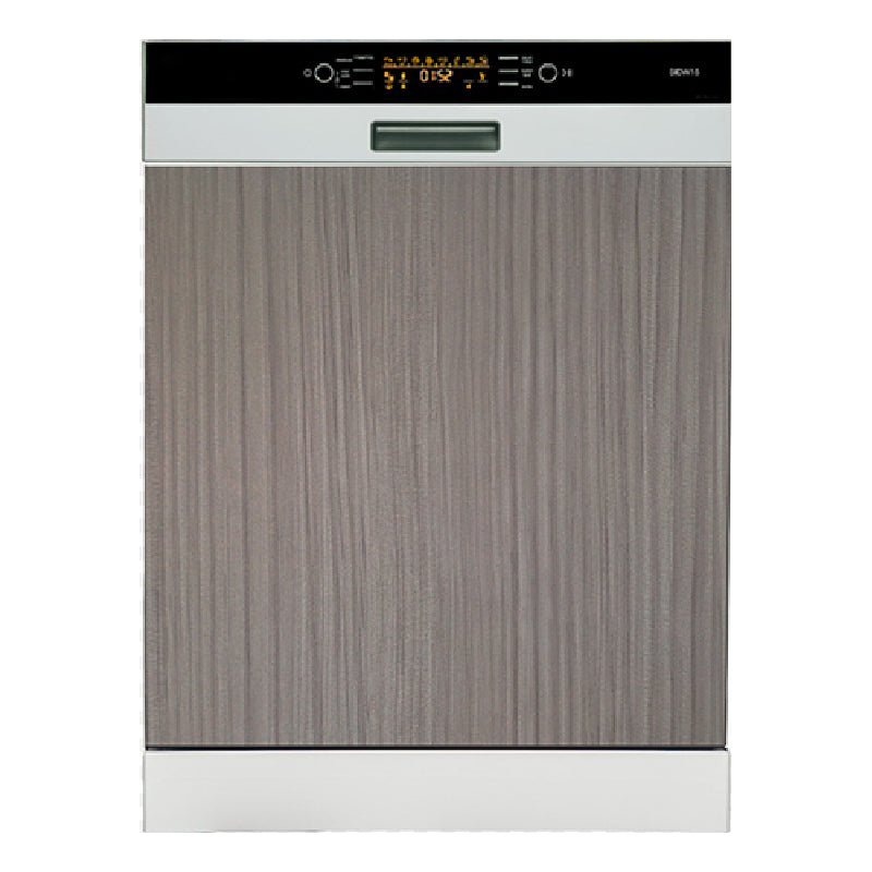Baumatic SIDW15 60cm Semi-Integrated Dishwasher - Energy Efficient, Quiet Operation | Perfect for Small Kitchens & Apartments | Clearance Sale Discount