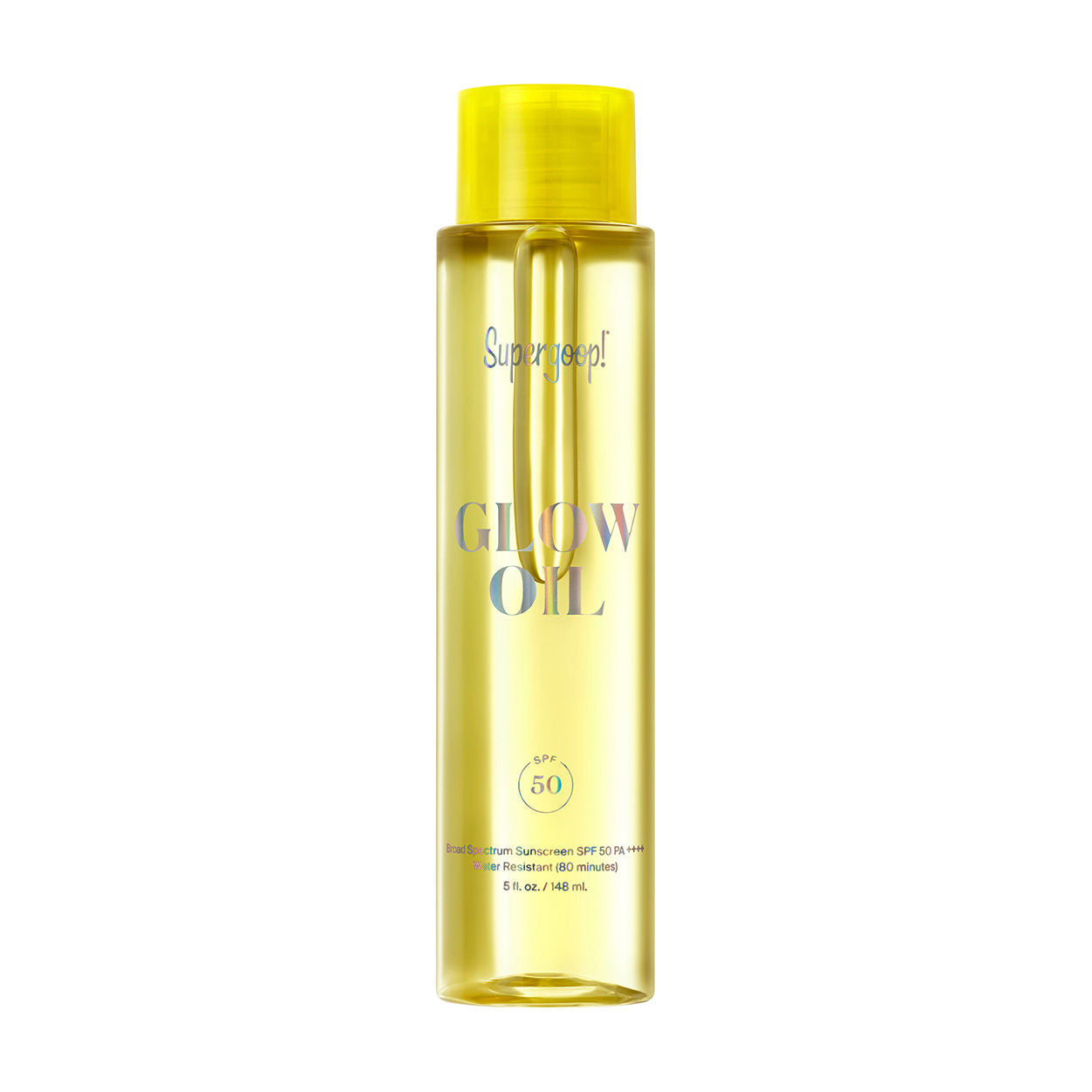 Supergoop Glow Oil SPF 50 Sunscreen - Broad Spectrum Face & Body Sun Protection with Hydrating Glow - Perfect for Beach Days, Outdoor Activities & Daily Sun Care