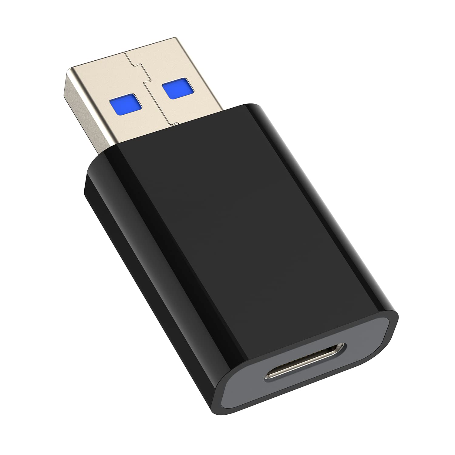 USB C Female to USB 3.0 Male OTG Adapter Converter - Type C to USB A Charger Cable for iPhone 12, iPad, MacBook, Samsung Galaxy Note 10/S21/S20 Plus, Google Pixel 5/4A/3A/2 XL - Compatible with PC & Laptop - Fast Data Transfer & Charging for Home, Office & Travel