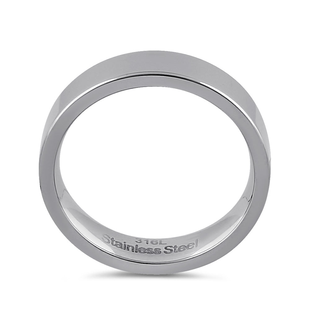 Premium 5mm Stainless Steel Men's Wedding Band Ring - Durable, Hypoallergenic & Comfort Fit for Everyday Wear, Anniversary & Special Occasions
