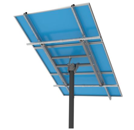 Tamarack Solar Top Of Pole Mount for 3 Solar Panels - Heavy Duty TTP A 3 Pole Mount System - Perfect for Off-Grid Cabins, RV Solar Setups & Remote Power Stations