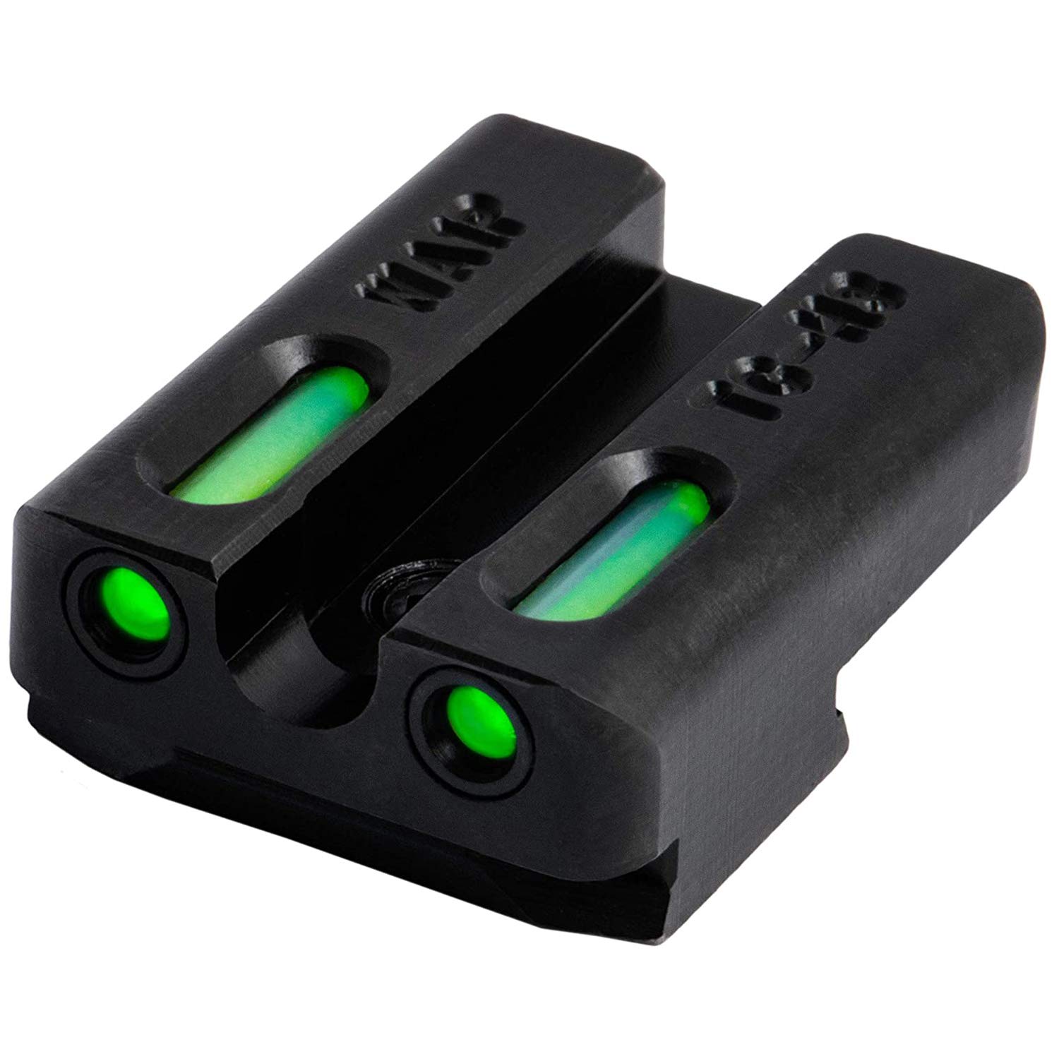 Truglo TFX PRO Handgun Sight - Glow in Dark Tritium & Fiber Optic Night Sight for Pistols | Compact, Durable, Snag-Free Design | Perfect for Low Light Shooting, Home Defense & Tactical Training