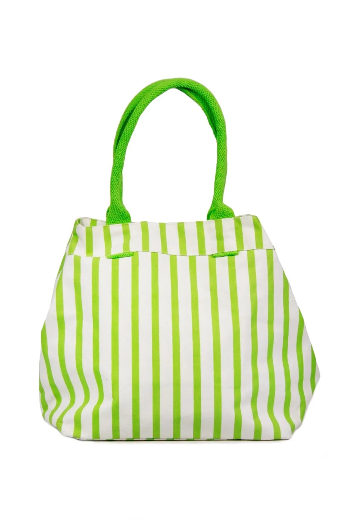 Stylish Striped Tote Bag for Women - Lightweight & Durable Canvas Shopping Bag - Perfect for Beach, Work, and Everyday Use
