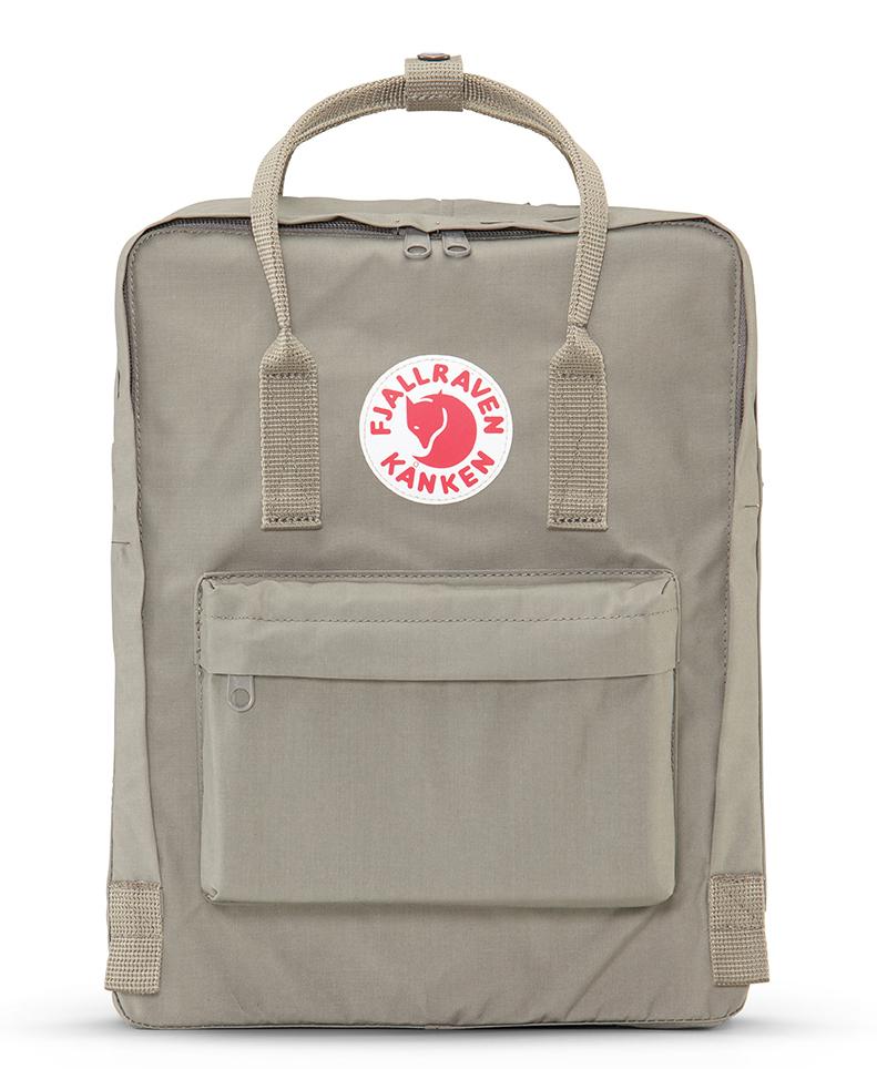 Fjallraven Kanken Backpack - Lightweight Waterproof Laptop Backpack for School, Travel & Hiking | Fog Color | Durable & Stylish Daypack for Men & Women