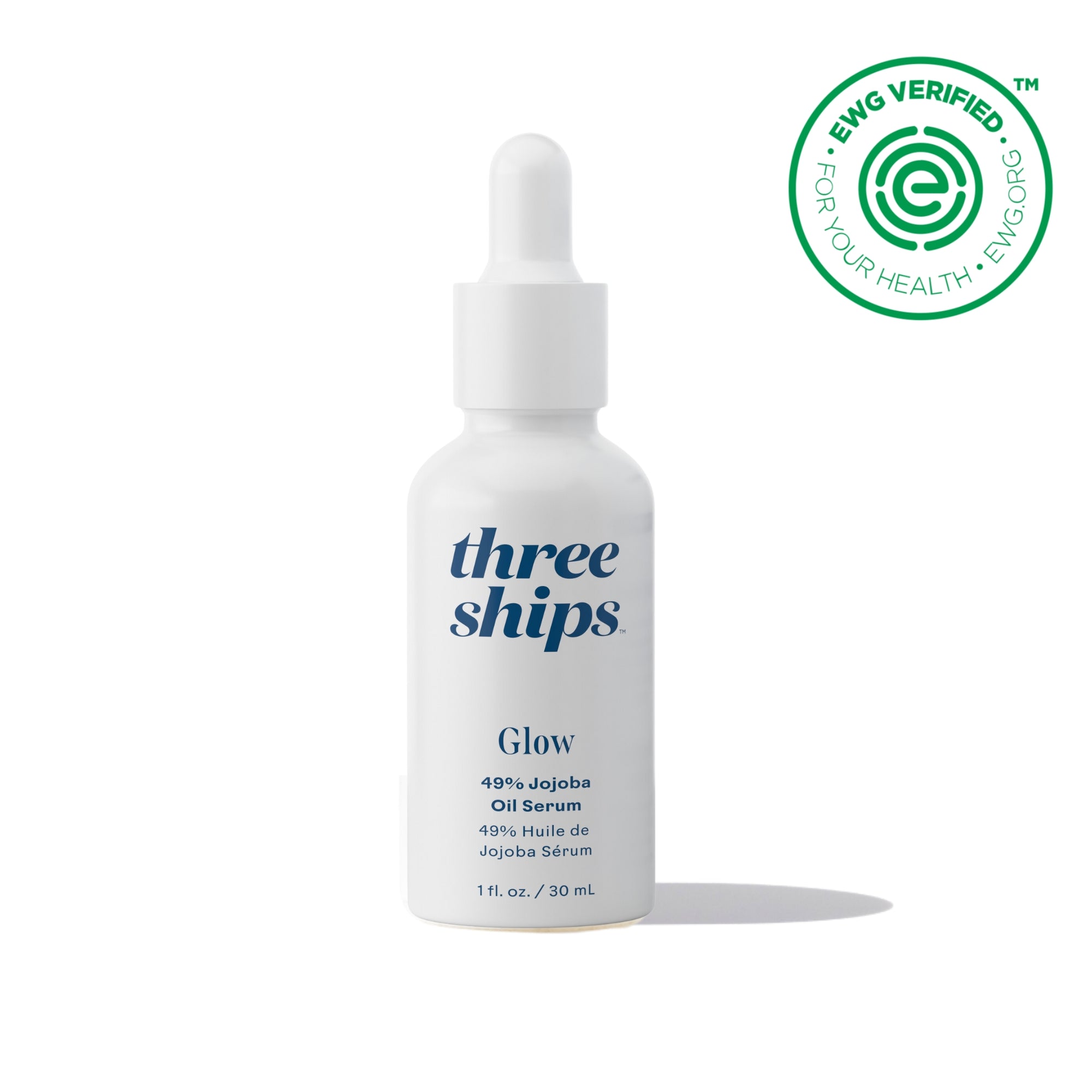 Glow 49% Pure Jojoba Oil Serum for Face & Hair - Hydrating, Nourishing & Anti-Aging Skincare Treatment | Perfect for Dry Skin Care & Hair Growth | Day & Night Use