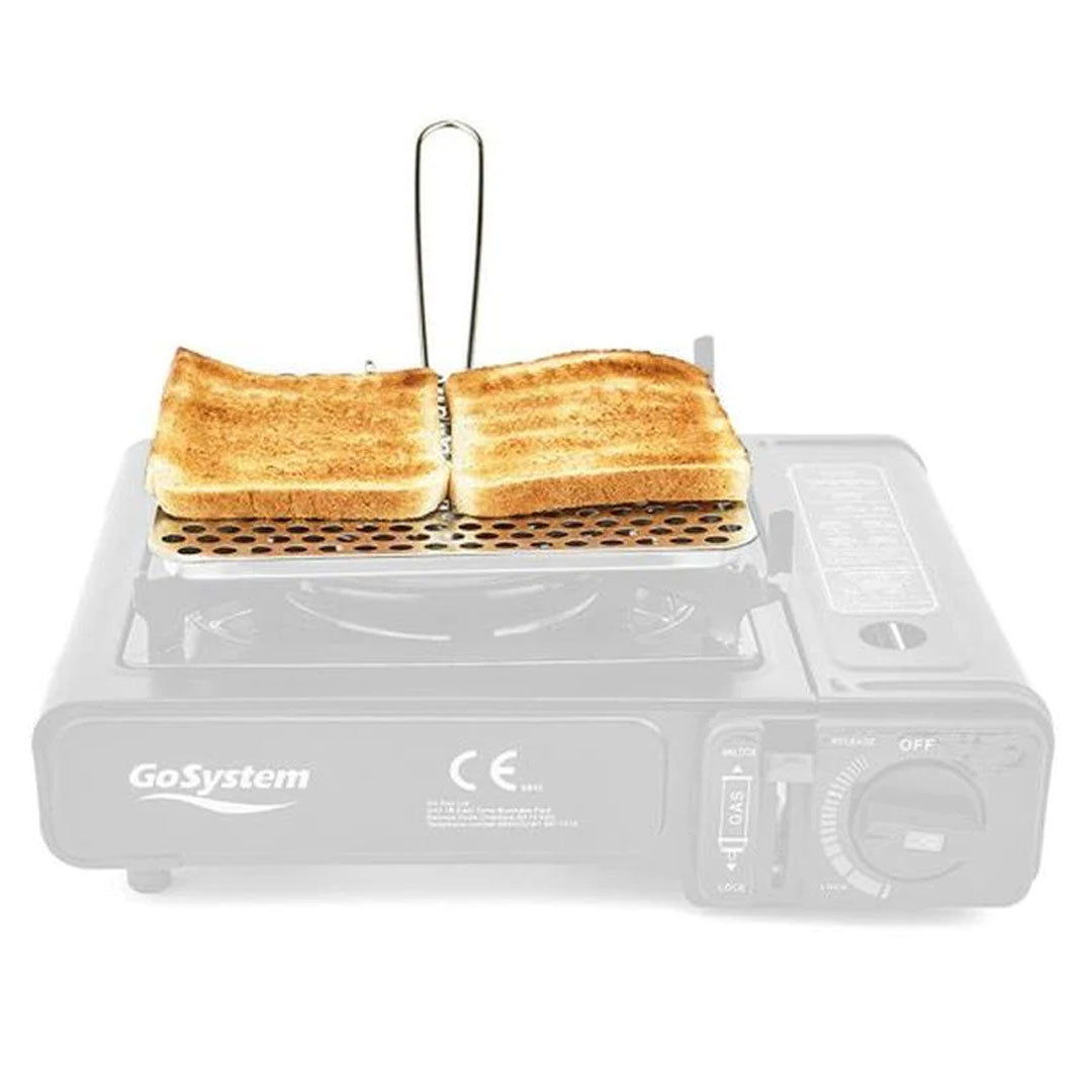 Bright Spark Portable Large Toaster - 4 Slice Countertop Toaster with Wide Slots, Bagel & Defrost Function - Perfect for Home, Office, Dorm & RV Breakfasts